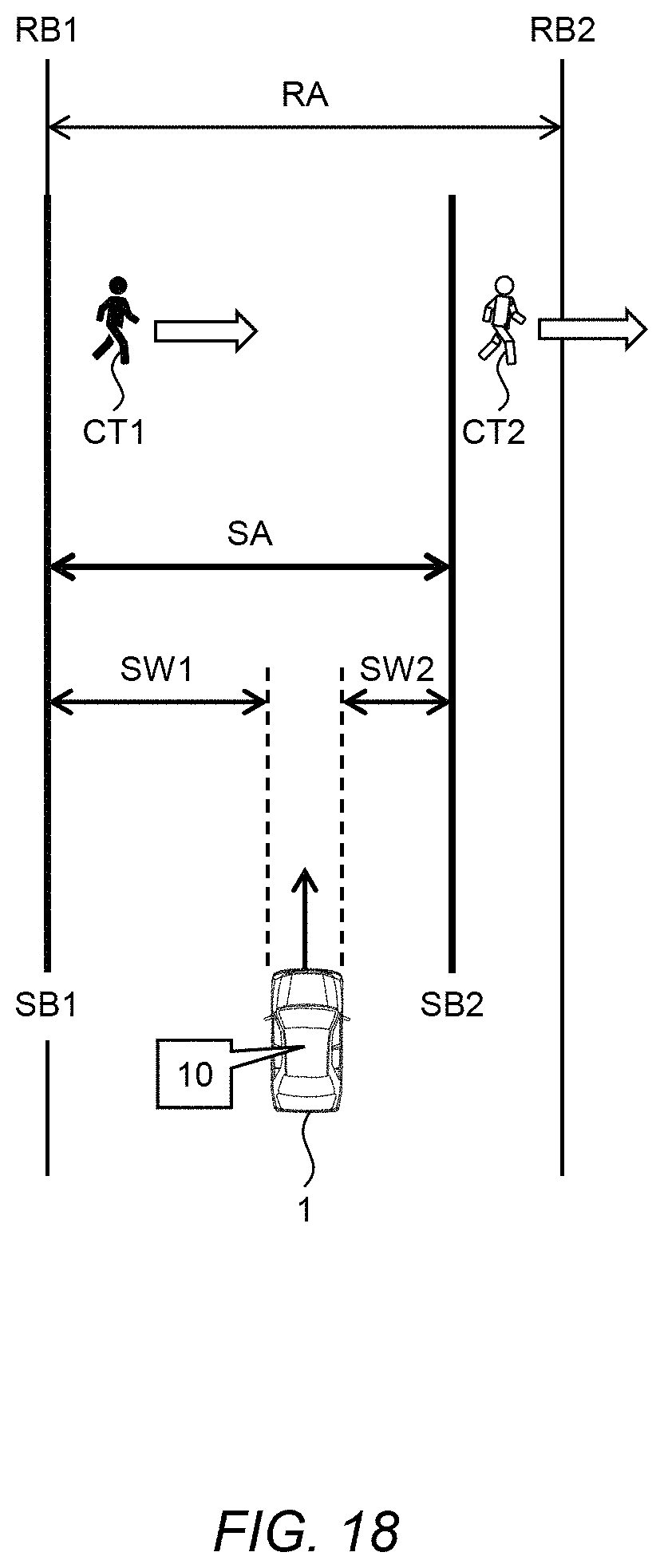 Patent US11787398 Figure 18 – Driving assist system