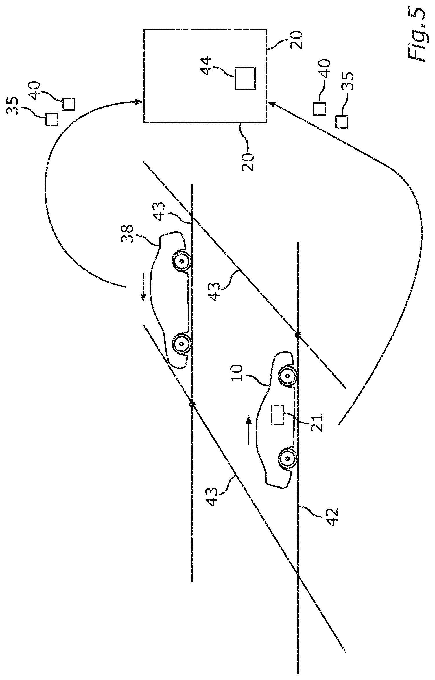 Patent US11787406 Figure 5 – Operating a control device of a motor vehicle in order to predict a next stopping procedure
