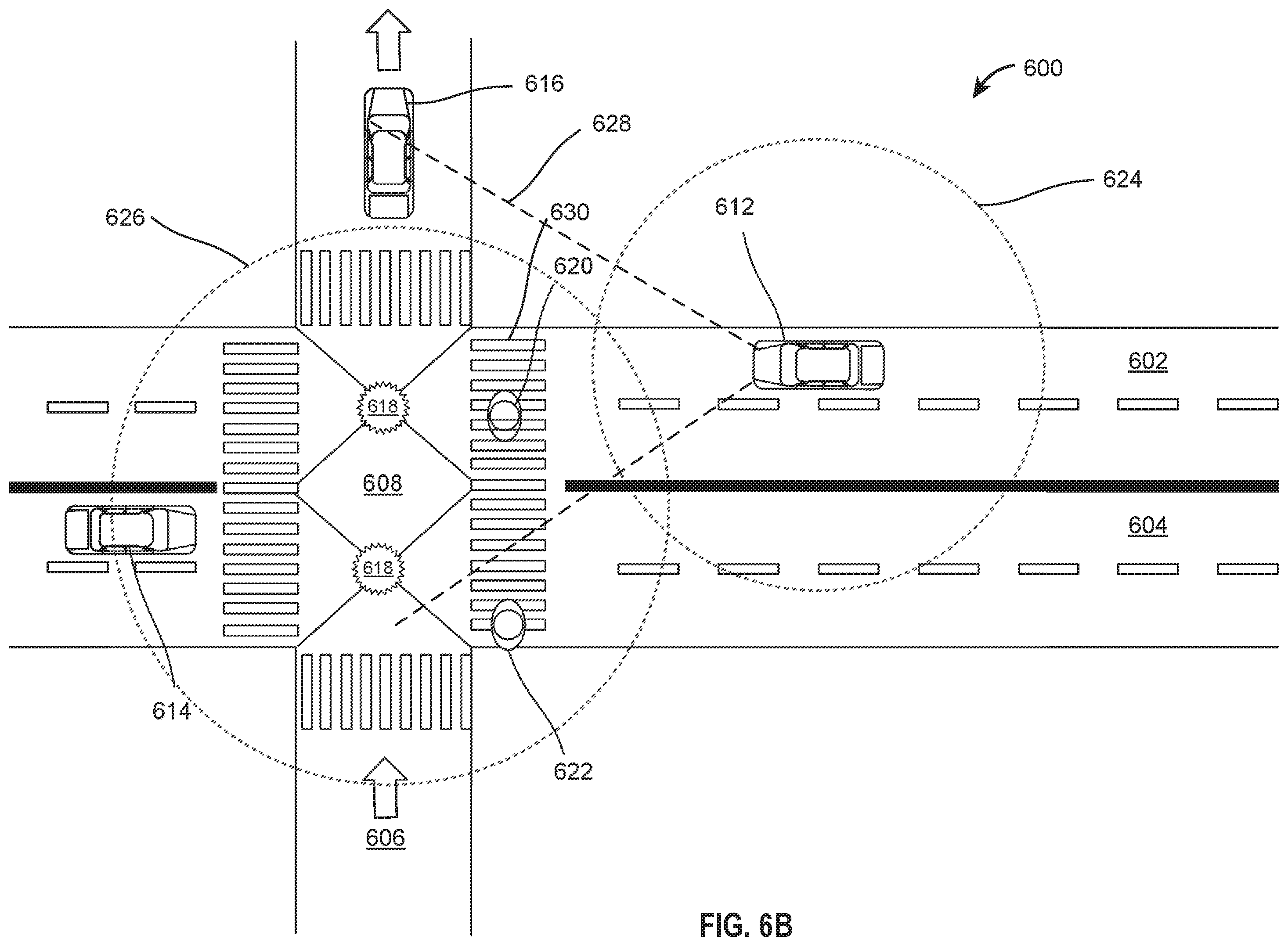 Patent US11787407 Figure 7 – System and method for sensing vehicles and street