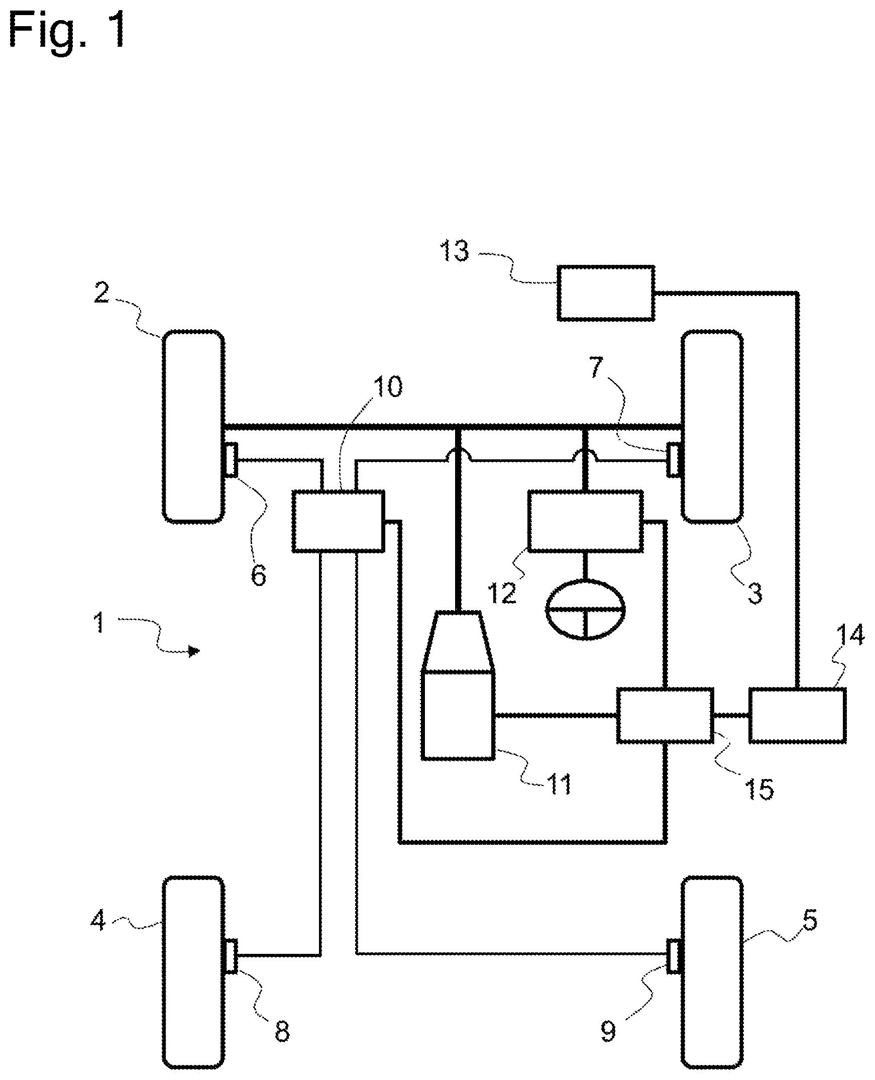 Patent US11787409 — Driving assist device, driving assist method, and driving assist system — Figure 1