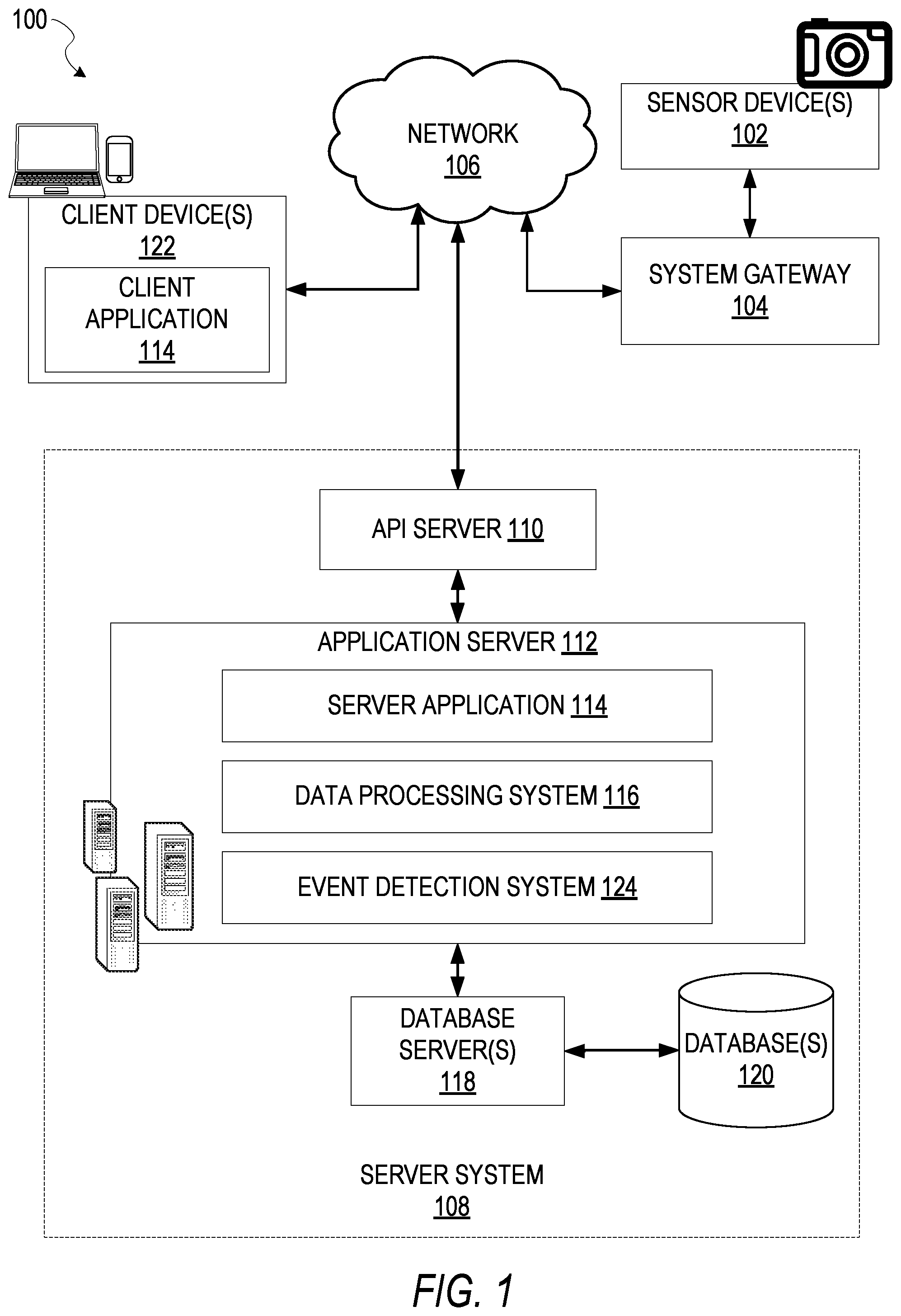 Patent US11787413 Figure 1 – Baseline event detection system