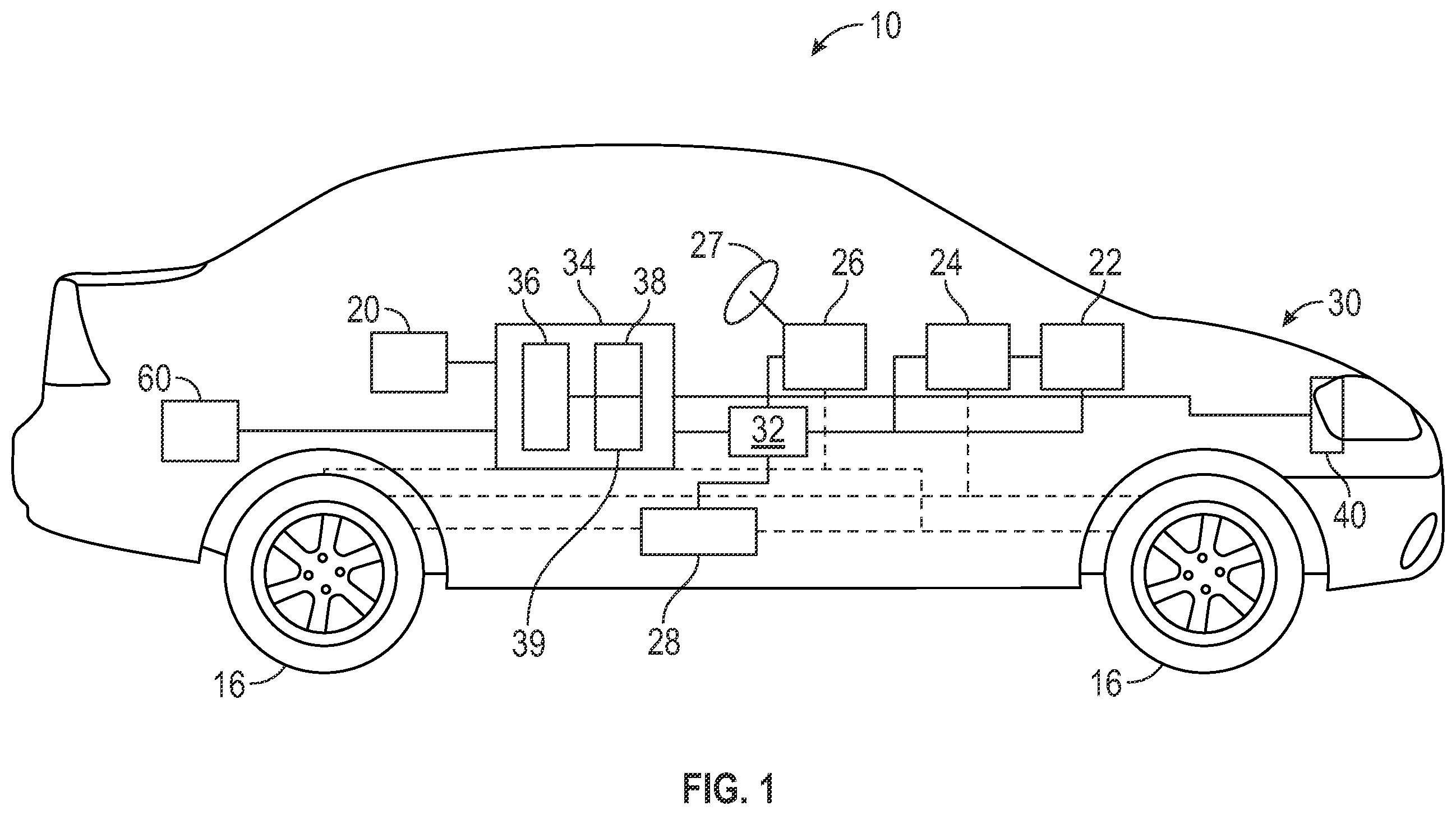 Patent US11787414 — GPS enhanced friction estimation — Figure 1