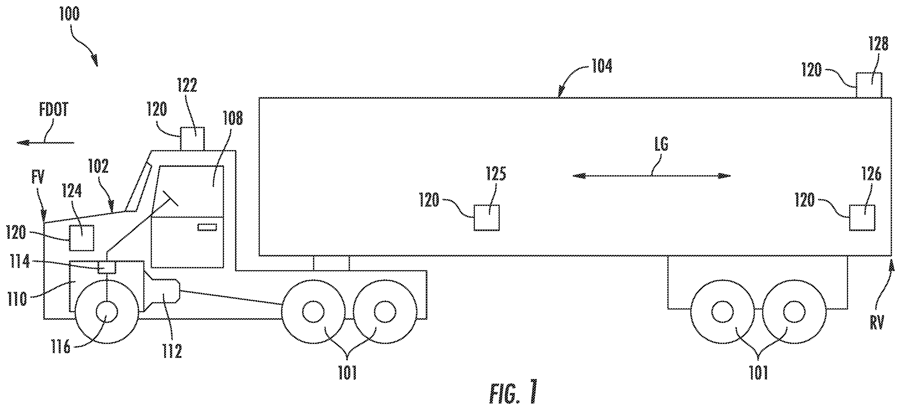 Patent US11787428 Figure 1 – Diagnostic method and system for an automated vehicle