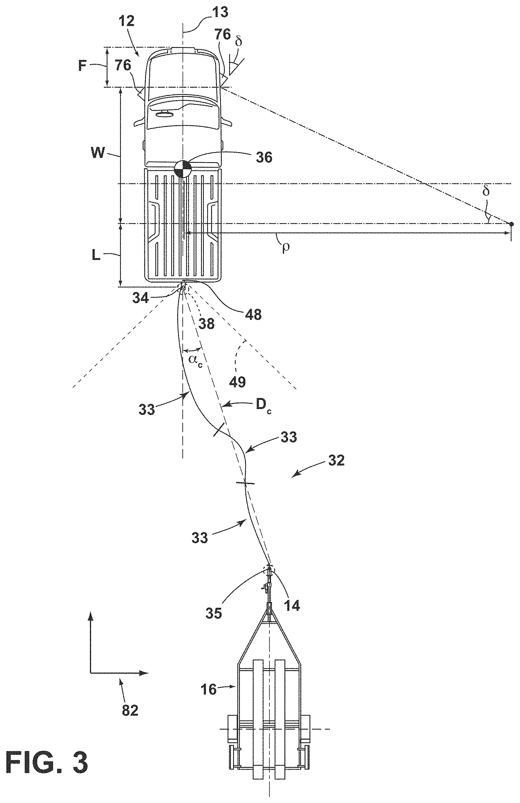 Patent US11787436 Figure 3 – Differentiating between near trailer and connected trailer