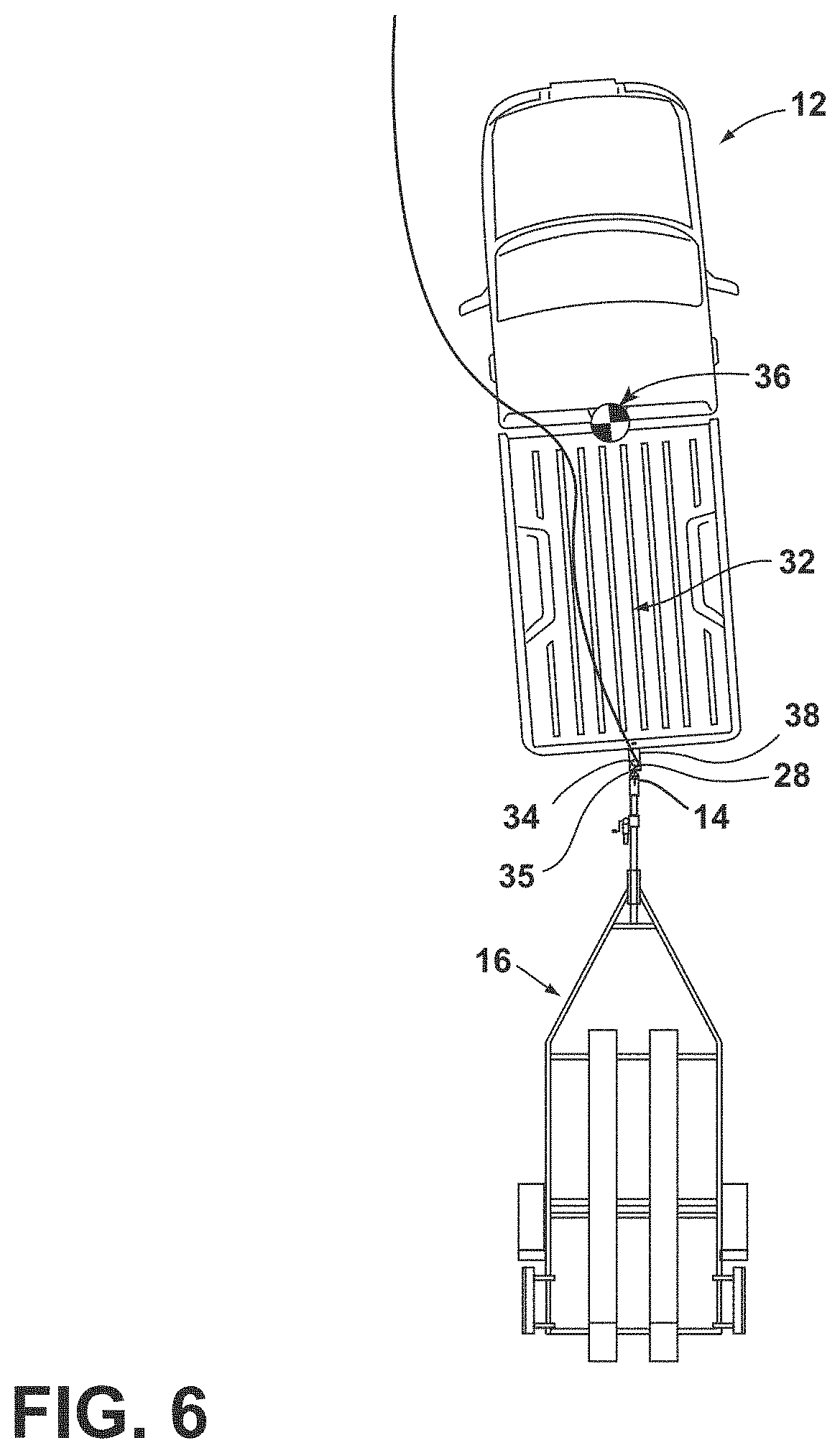 Patent US11787436 Figure 6 – Differentiating between near trailer and connected trailer