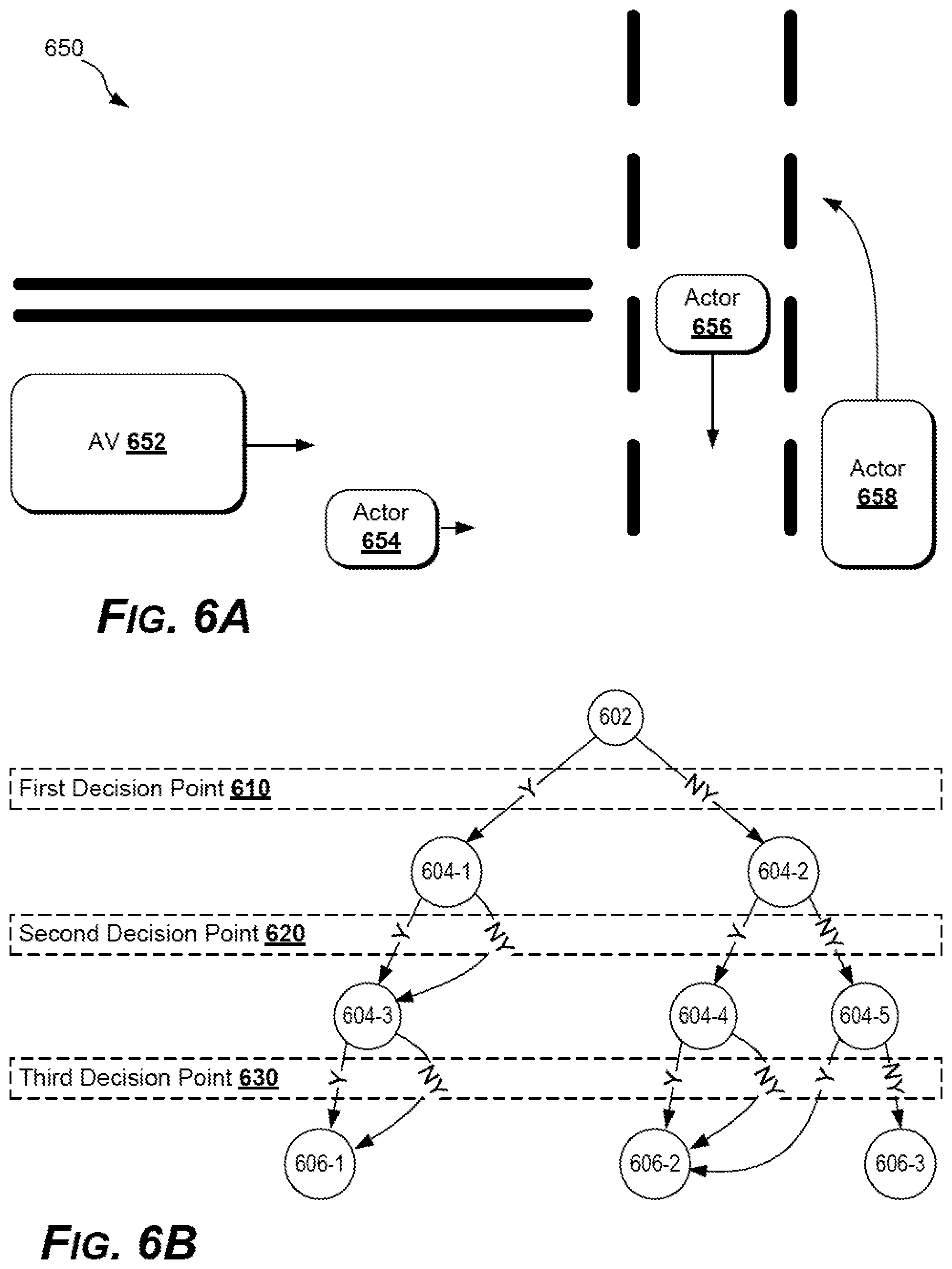 Patent US11787439 Figure 7 – Multistage autonomous vehicle motion planning