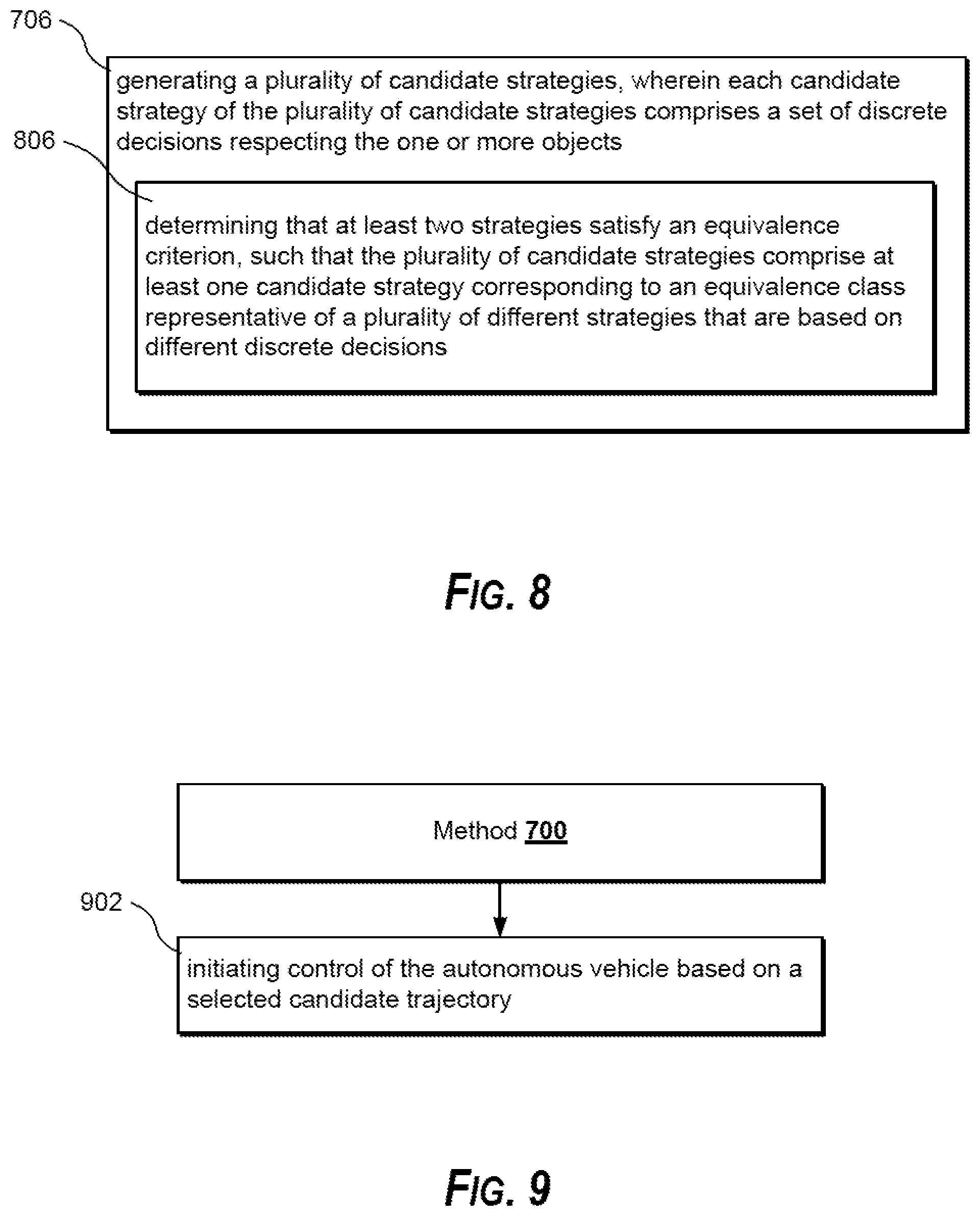 Patent US11787439 Figure 9 – Multistage autonomous vehicle motion planning