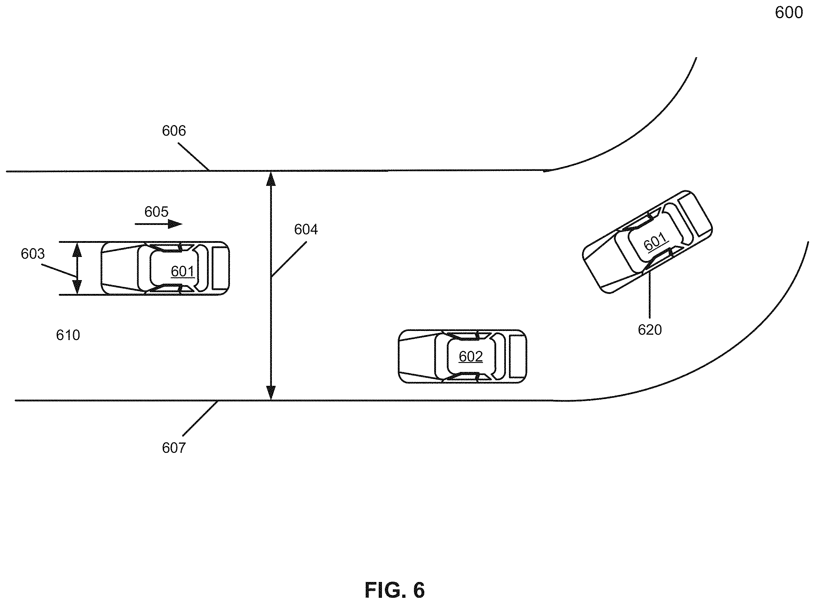 Patent US11787440 Figure 7 – Lane boundary and vehicle speed based nudge decision