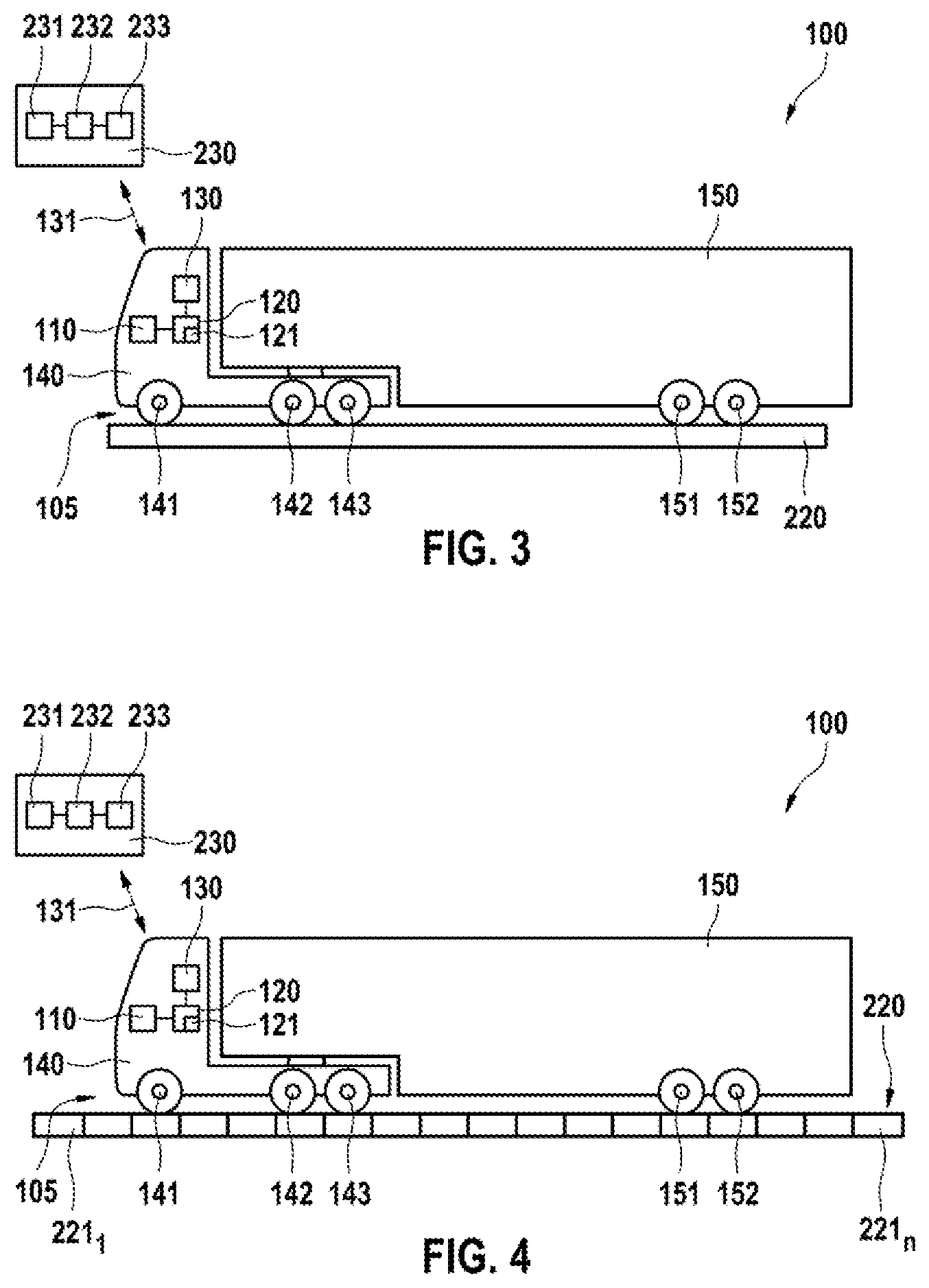 Patent US11787443 Figure 3 – Use of a load distribution of an automated utility vehicle for trajectory planning and trajectory control adapted in a situation-dependent fashion