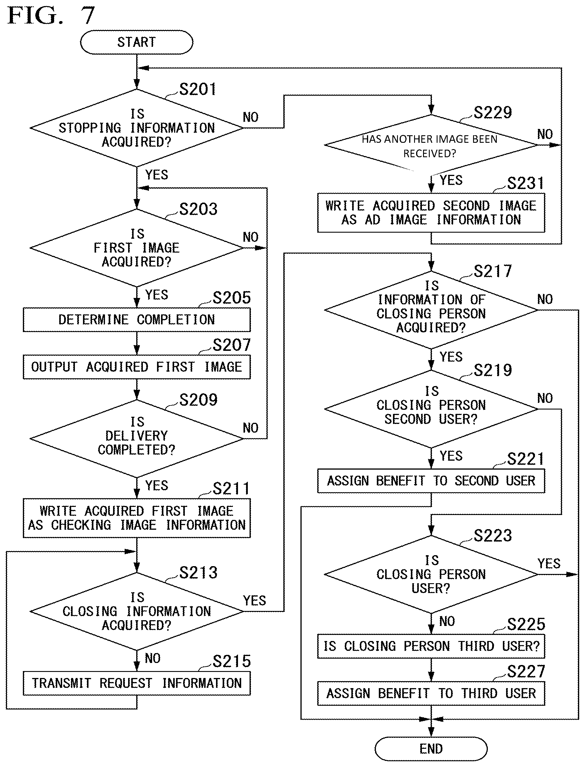 Patent US11787444 Figure 7 – Management device, transportation system, management method, and recording medium