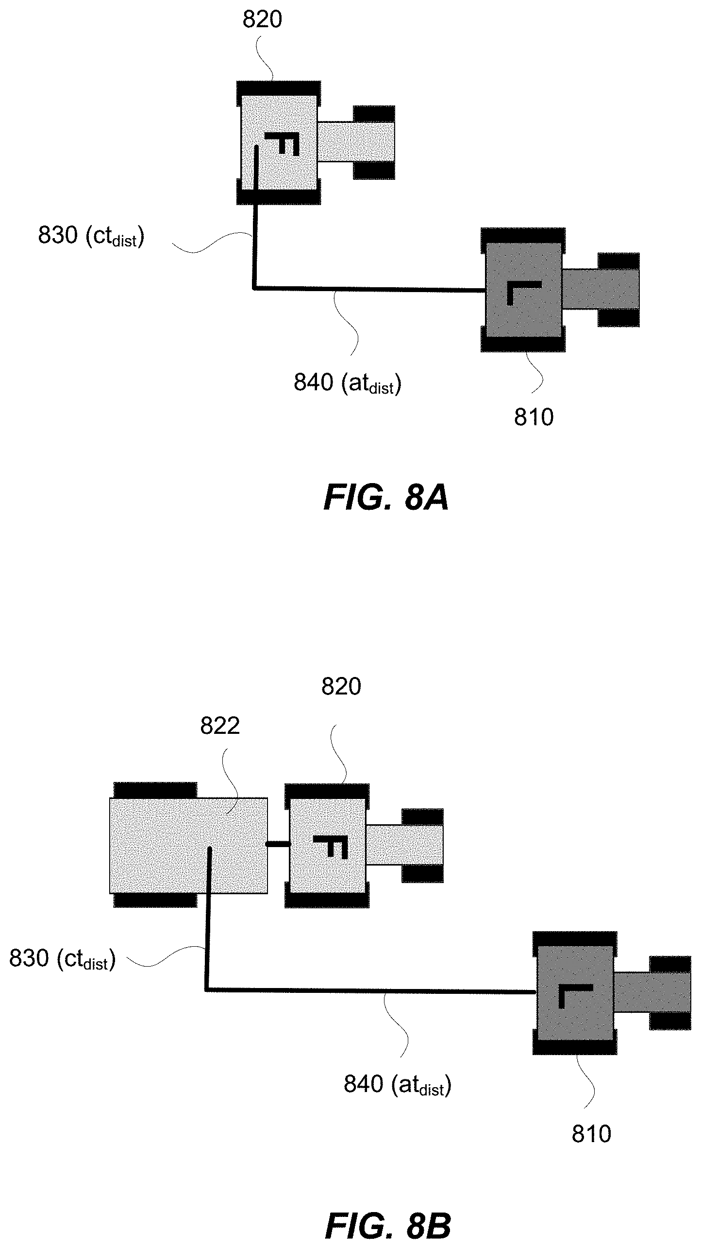 Patent US11787445 Figure 8 – Techniques for maintaining offsets in vehicle formations
