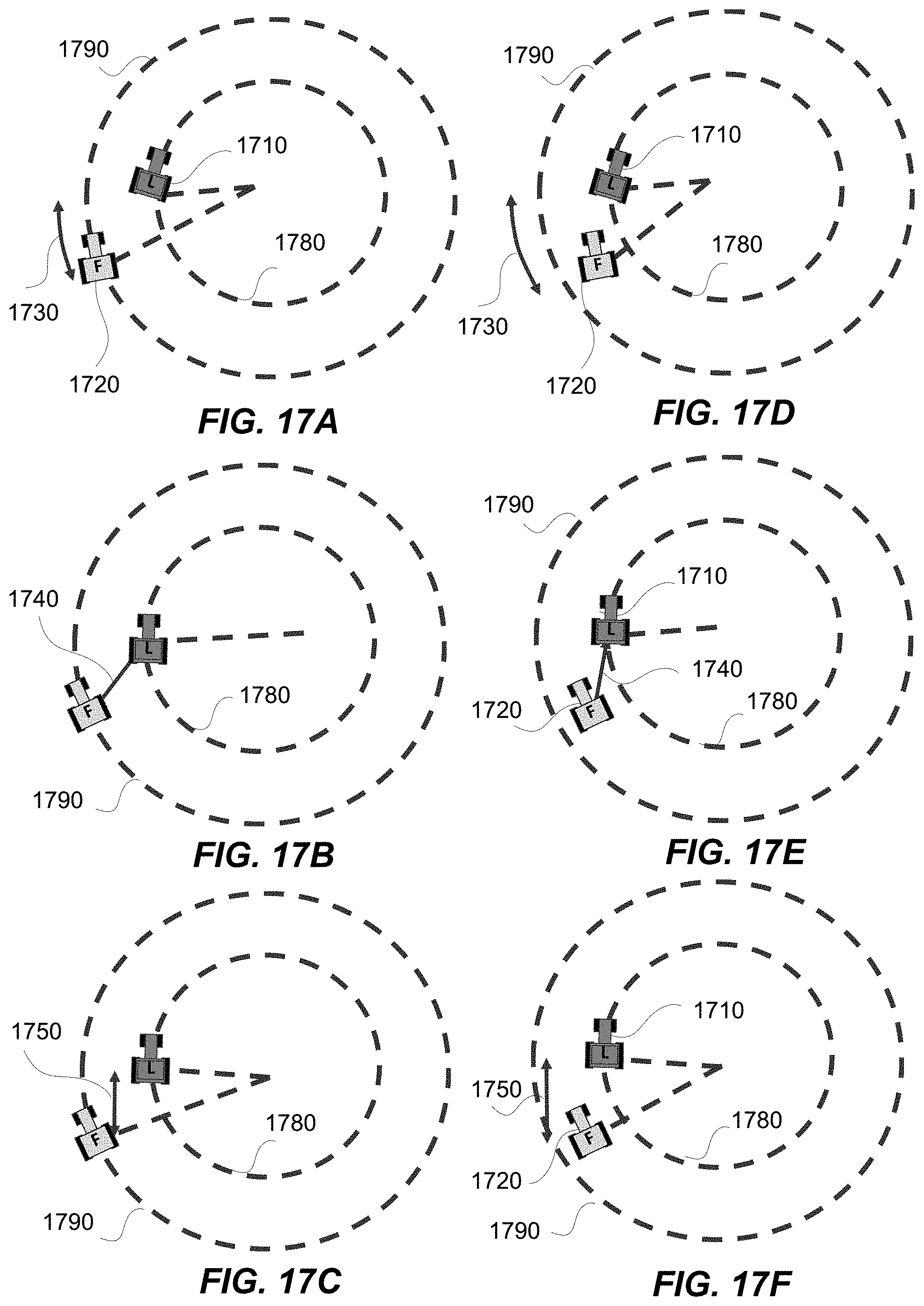 Patent US11787445 Figure 17 – Techniques for maintaining offsets in vehicle formations