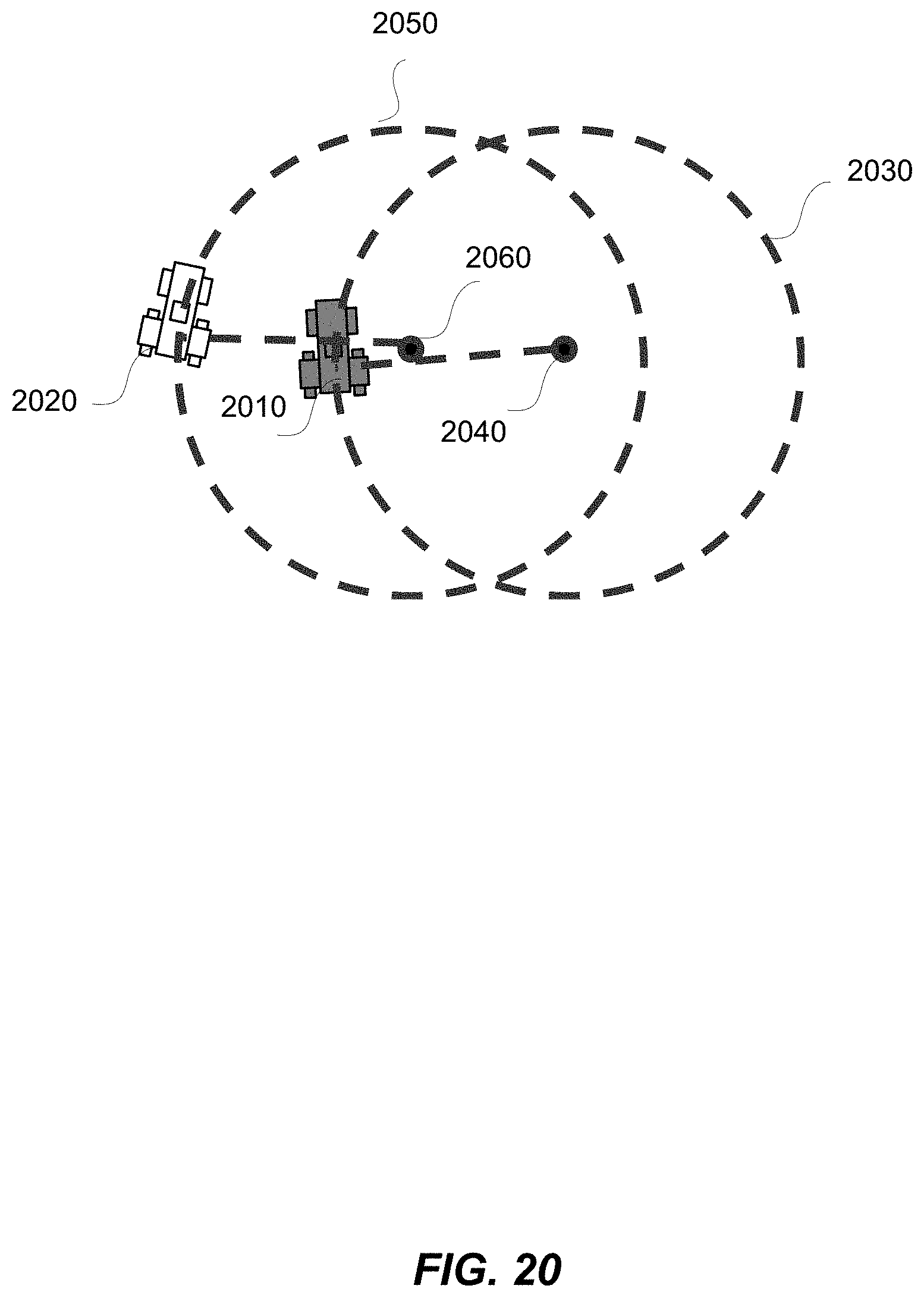 Patent US11787445 Figure 20 – Techniques for maintaining offsets in vehicle formations