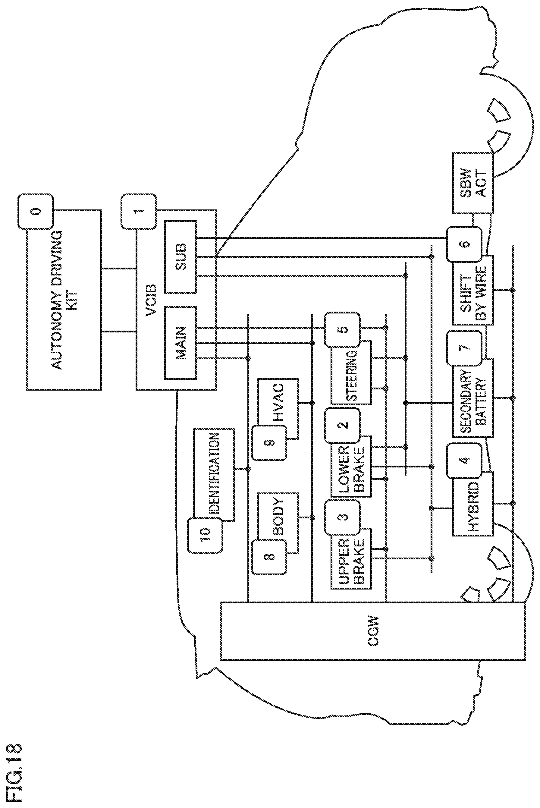 Patent US11787446 Figure 18 – Vehicle