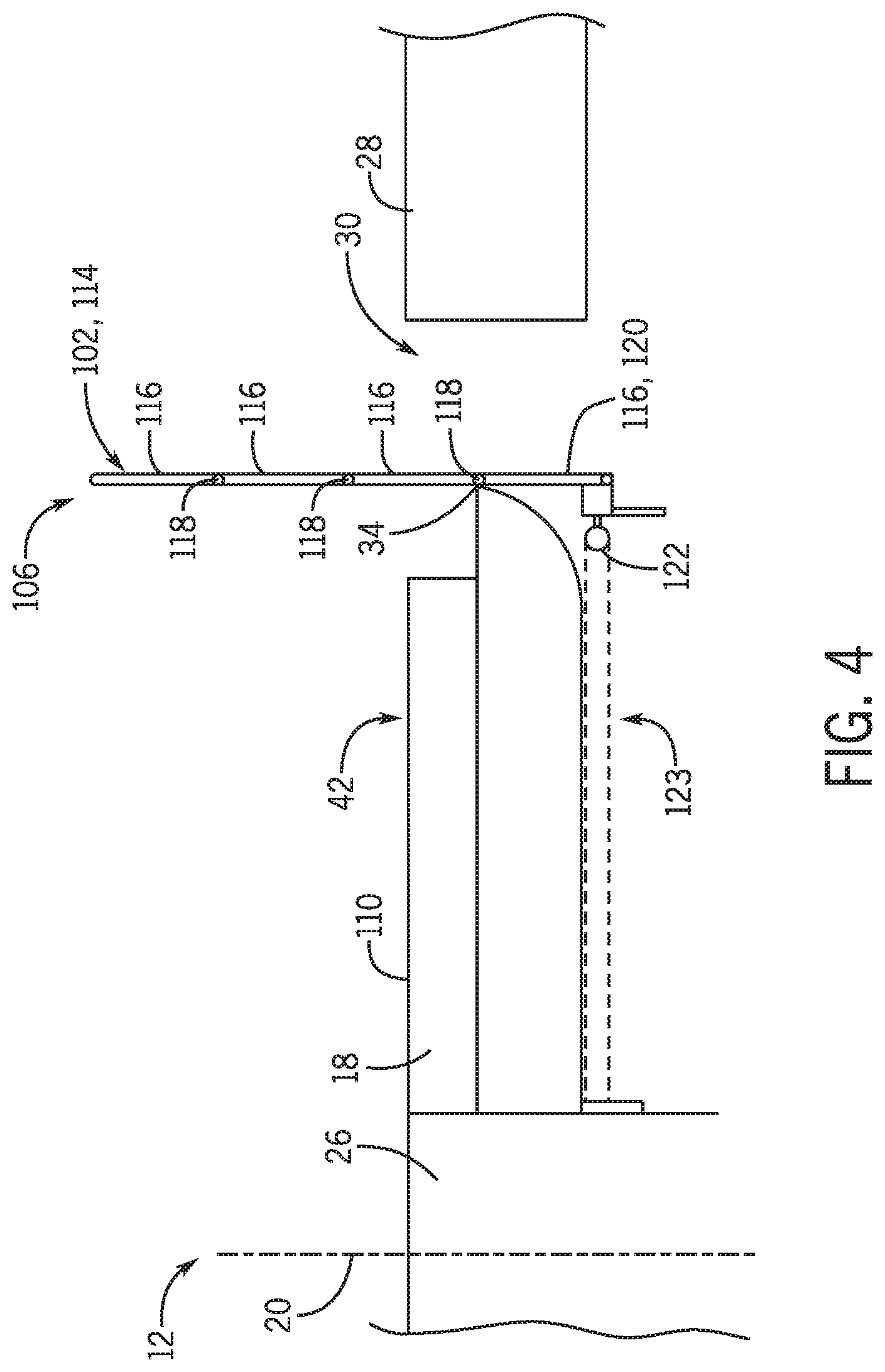 Patent US11787447 Figure 3 – Gap blocking systems and methods for amusement park attractions