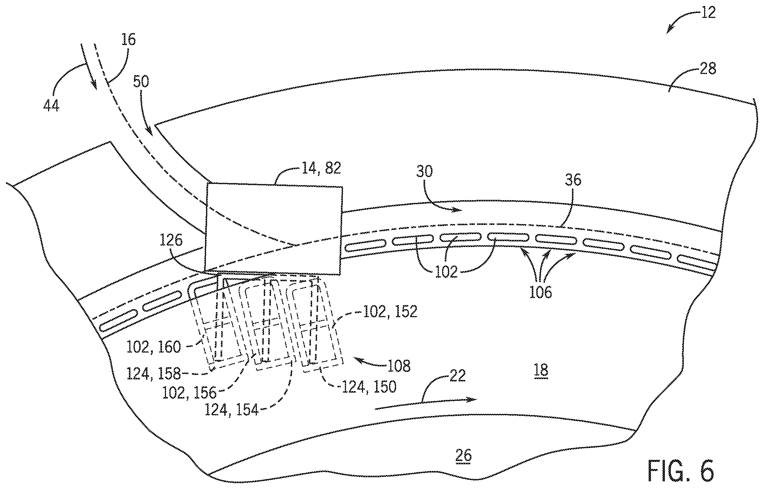 Patent US11787447 Figure 5 – Gap blocking systems and methods for amusement park attractions