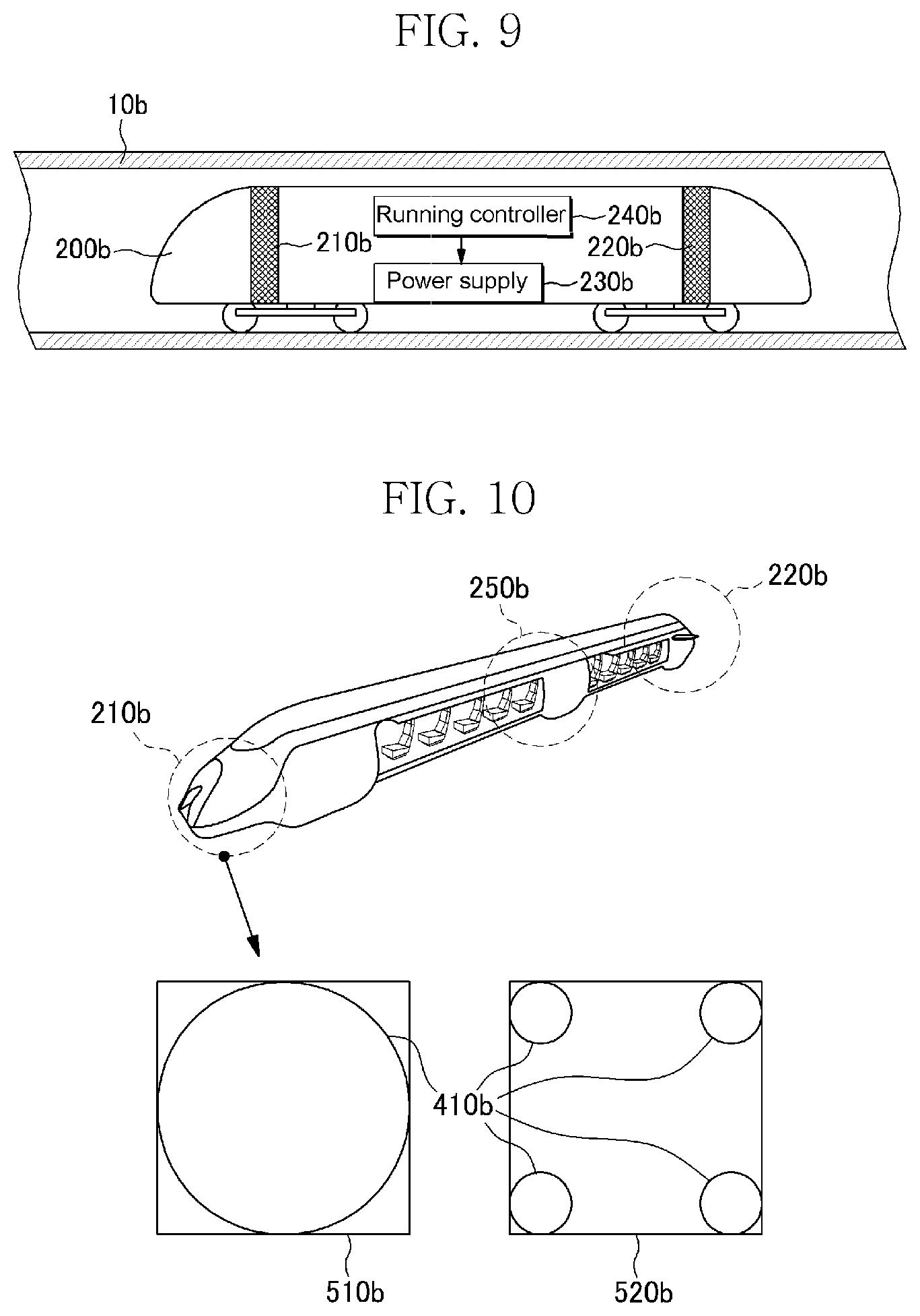 Patent US11787448 Figure 5 – Hypertube transport system
