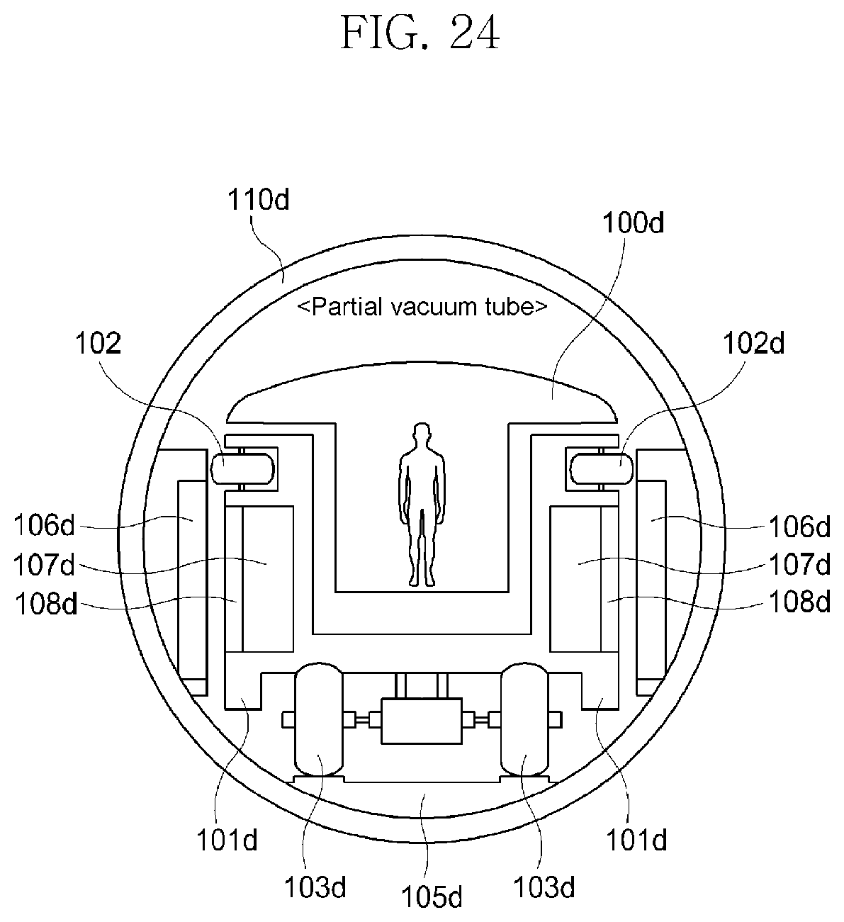 Patent US11787448 Figure 17 – Hypertube transport system