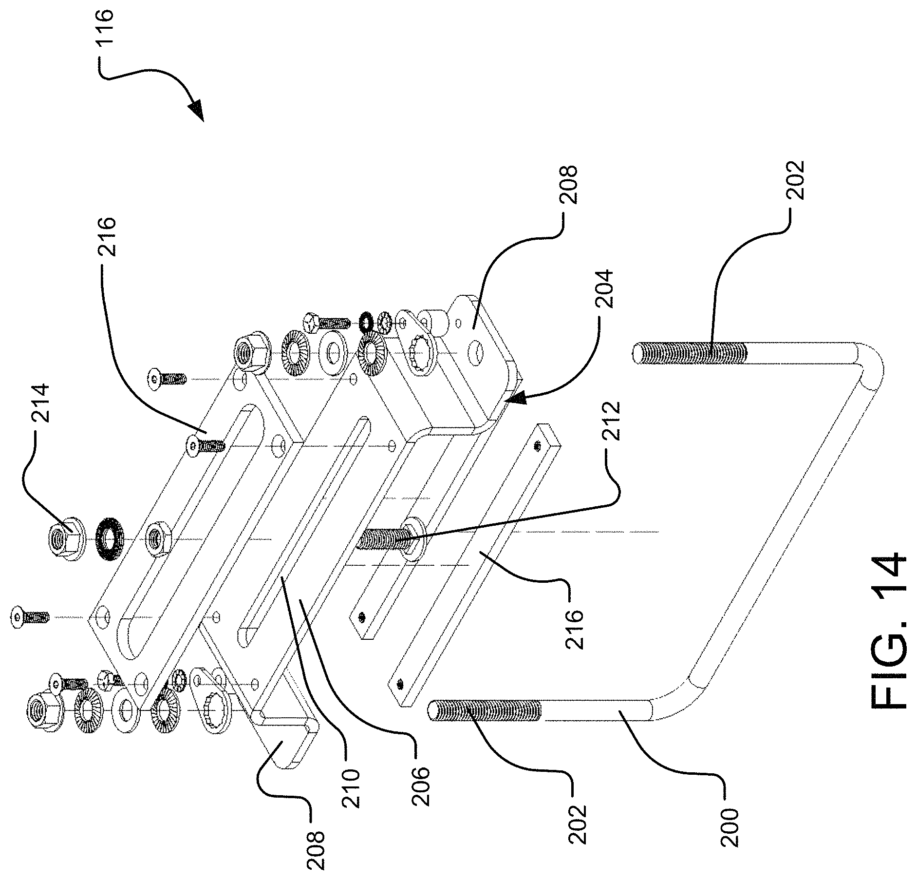 Patent US11787454 Figure 14 – Railcar acoustic monitoring system and method of use