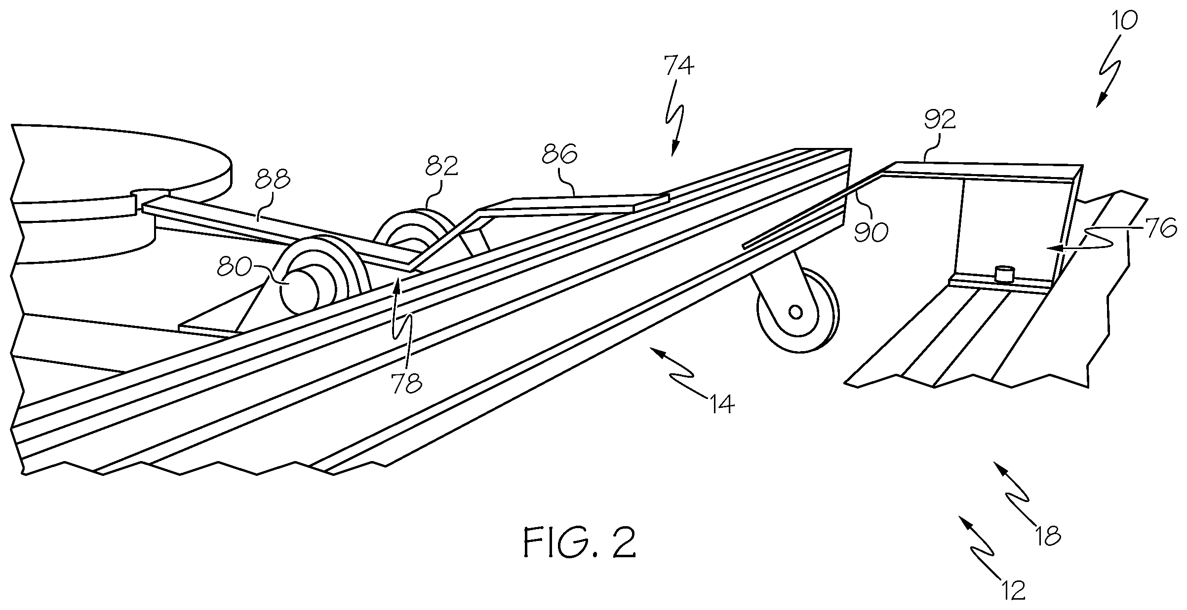 Patent US11787456 Figure 2 – Dolly assemblies including locking assemblies for locking child dolly carousels