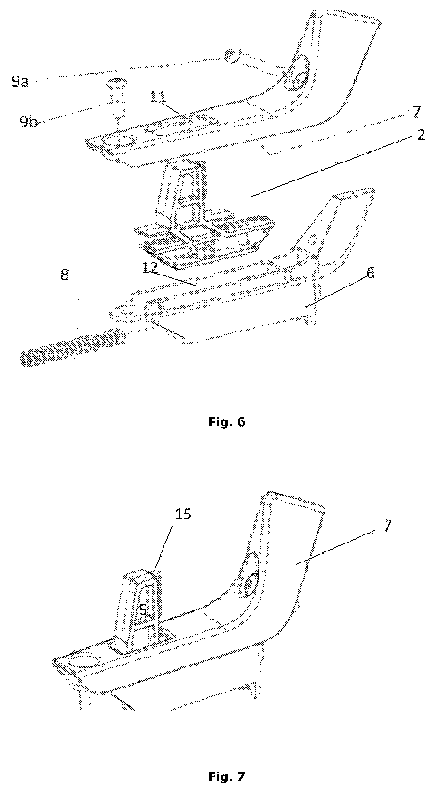Patent US11787459 Figure 4 – Wire activated rim brake system for a rollator