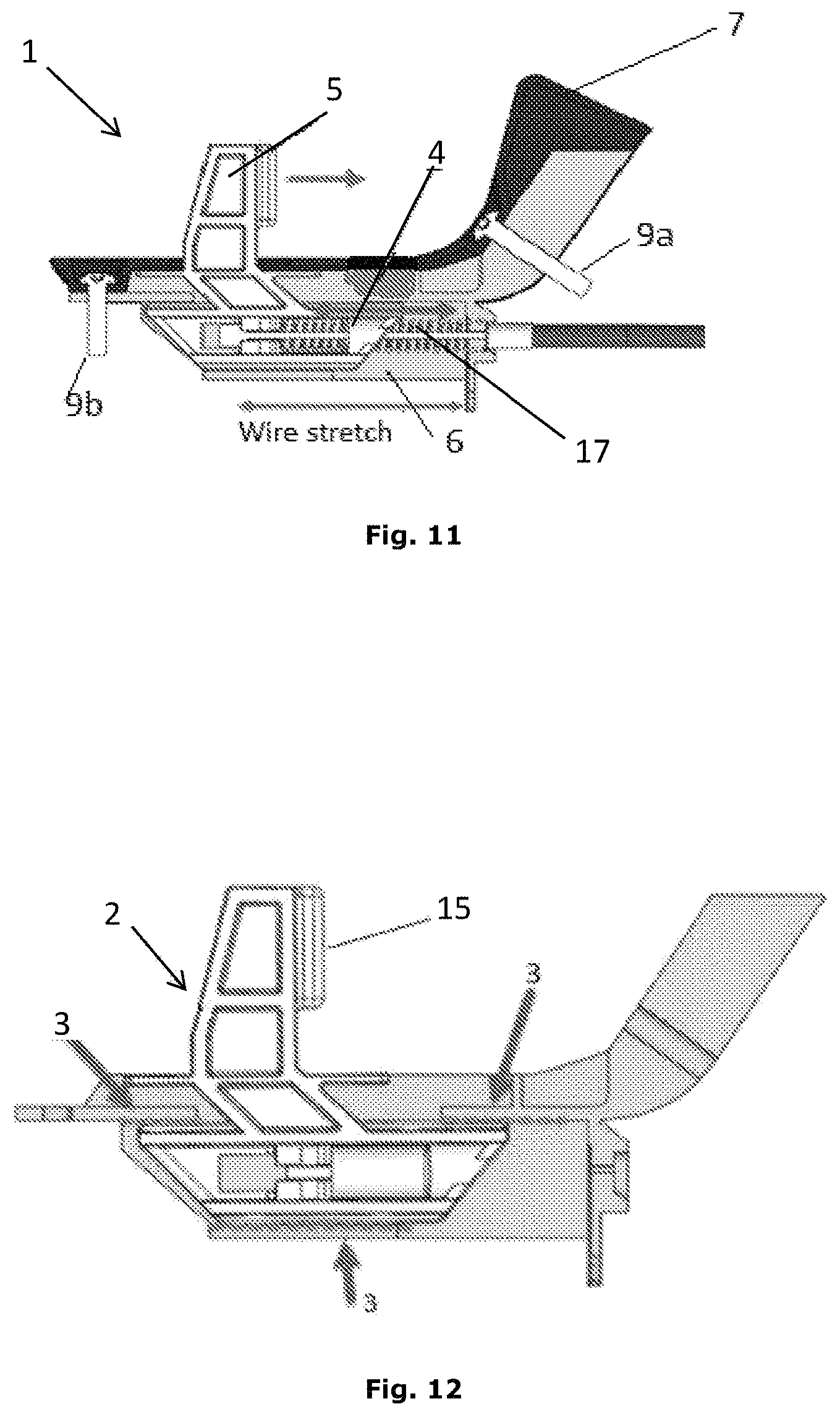 Patent US11787459 Figure 6 – Wire activated rim brake system for a rollator