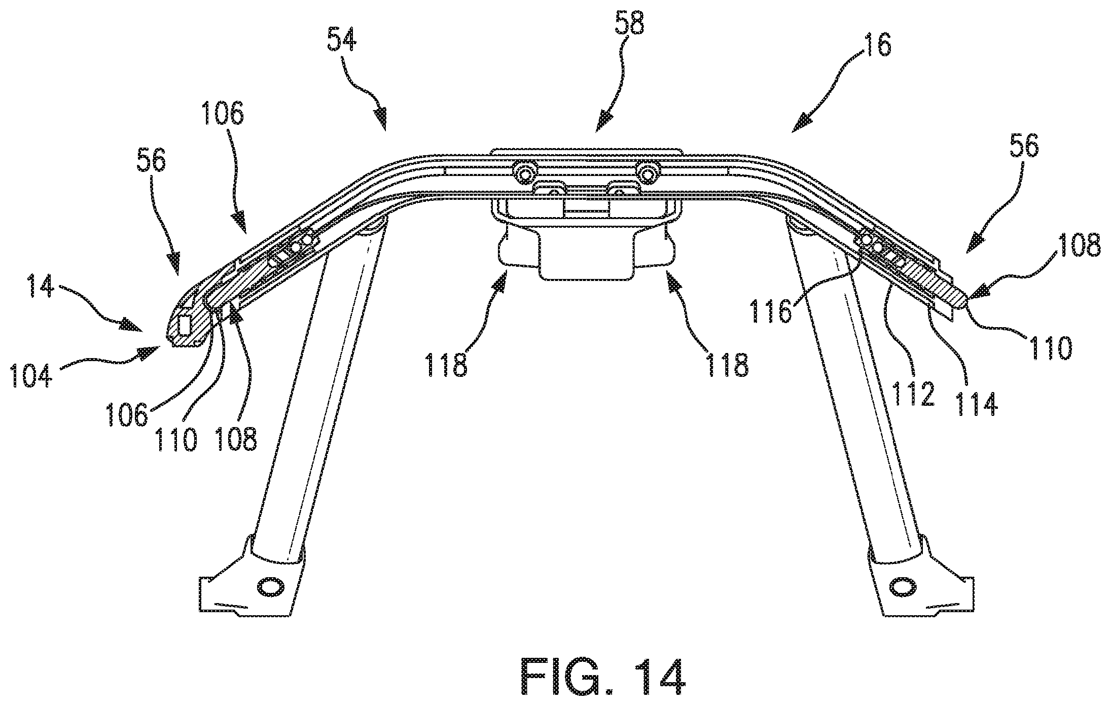 Patent US11787460 Figure 13 – Wagon with adapter for installing child seat
