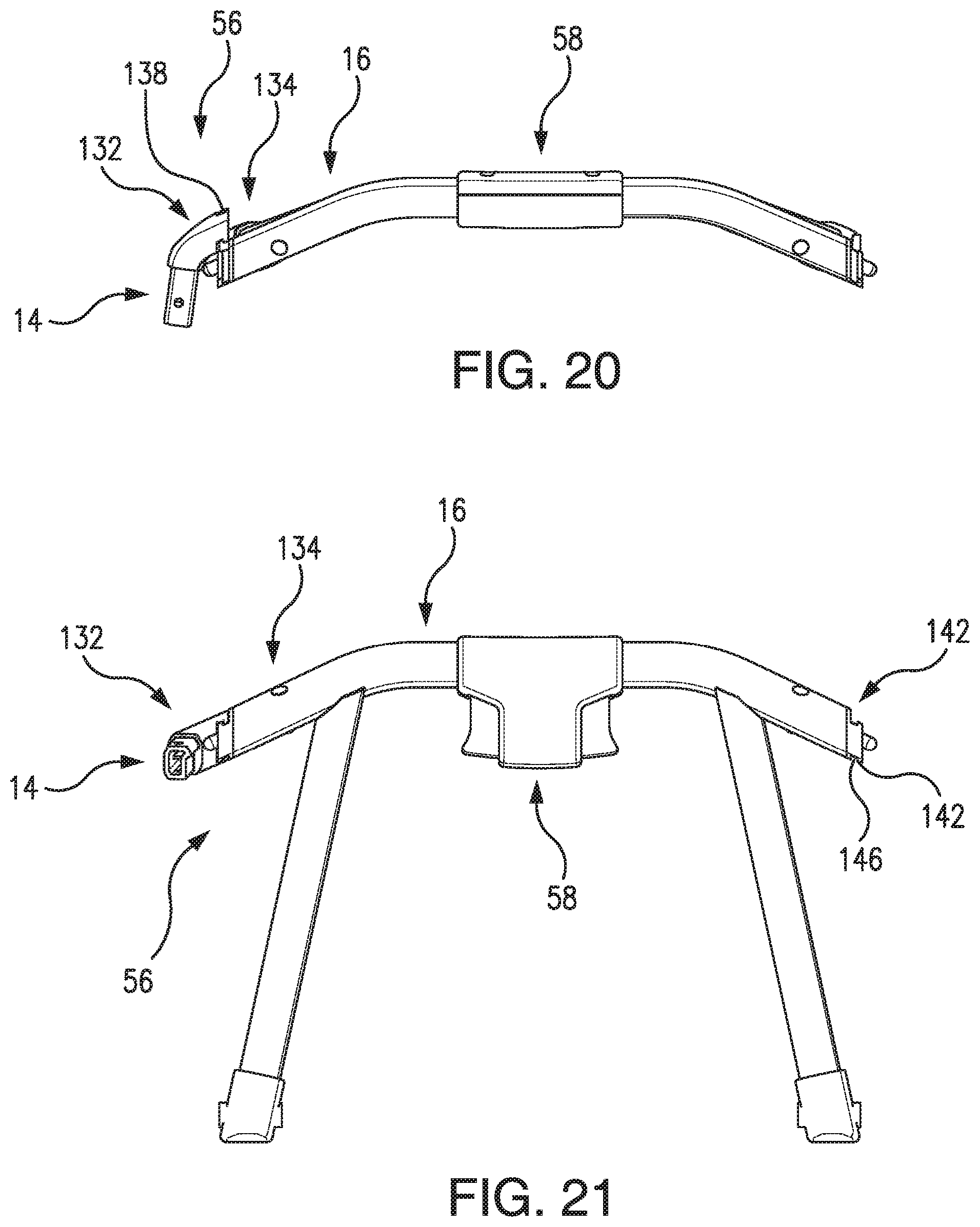 Patent US11787460 Figure 16 – Wagon with adapter for installing child seat