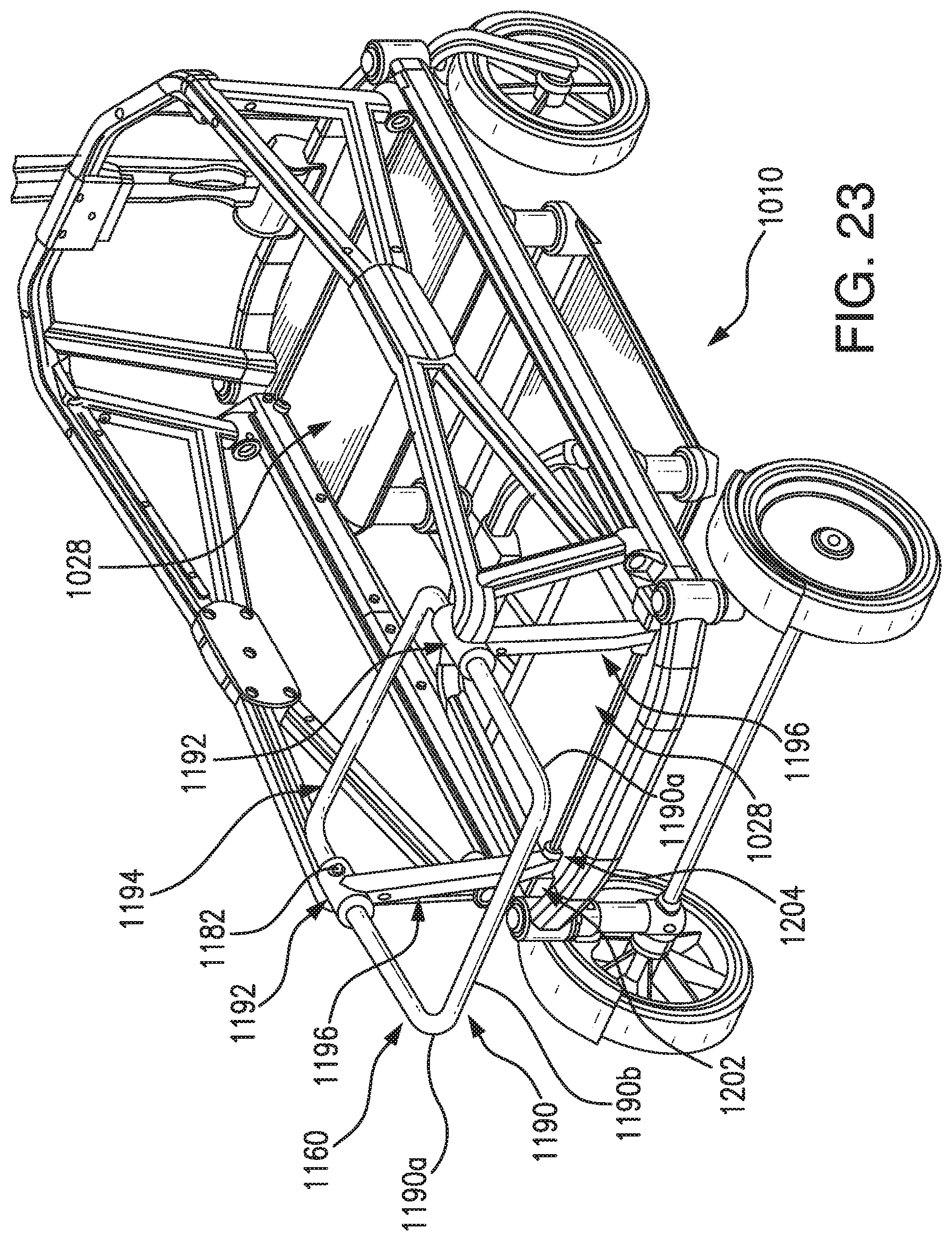 Patent US11787460 Figure 18 – Wagon with adapter for installing child seat
