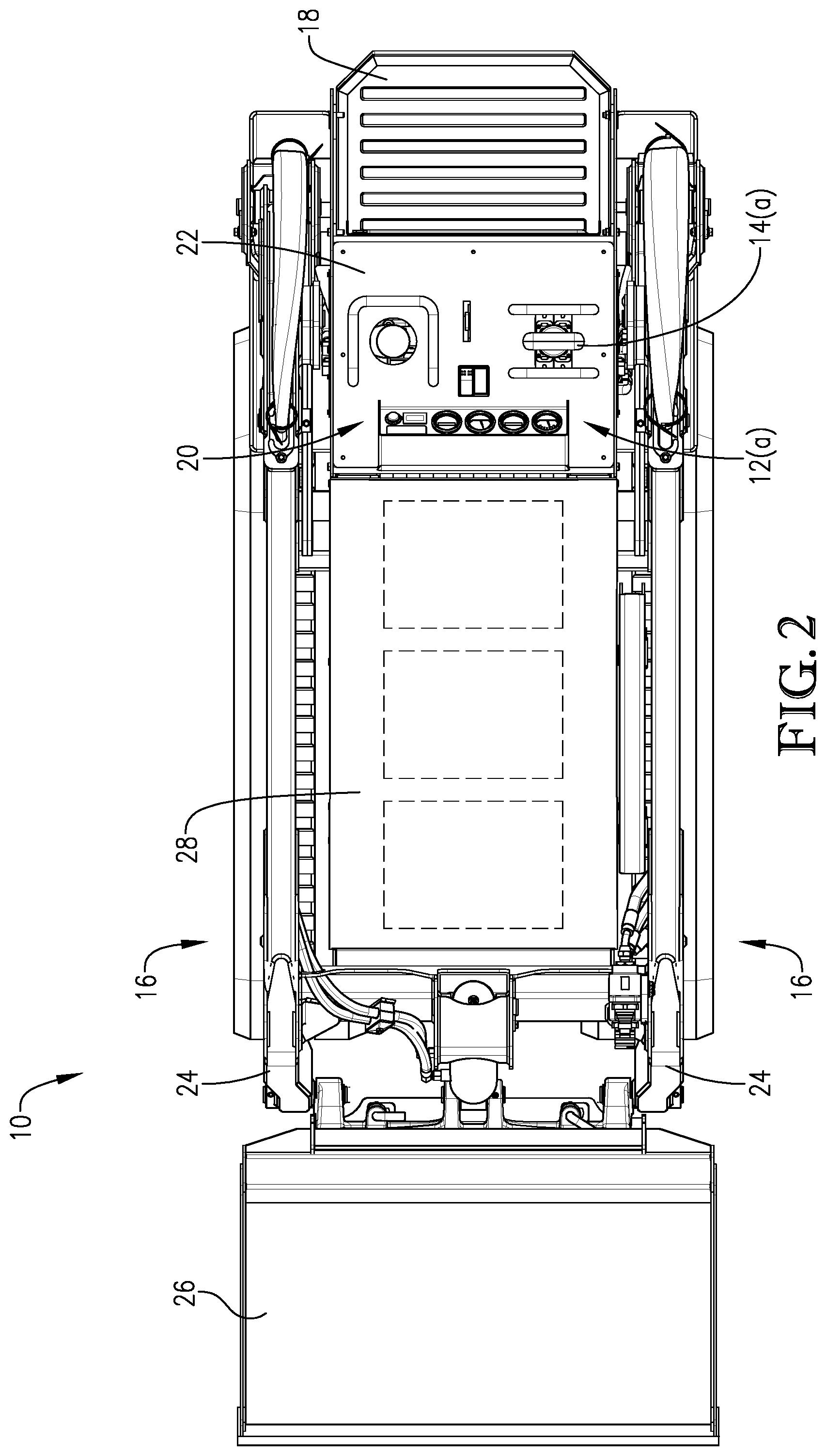 Patent US11787462 Figure 2 – Vehicle steering assembly