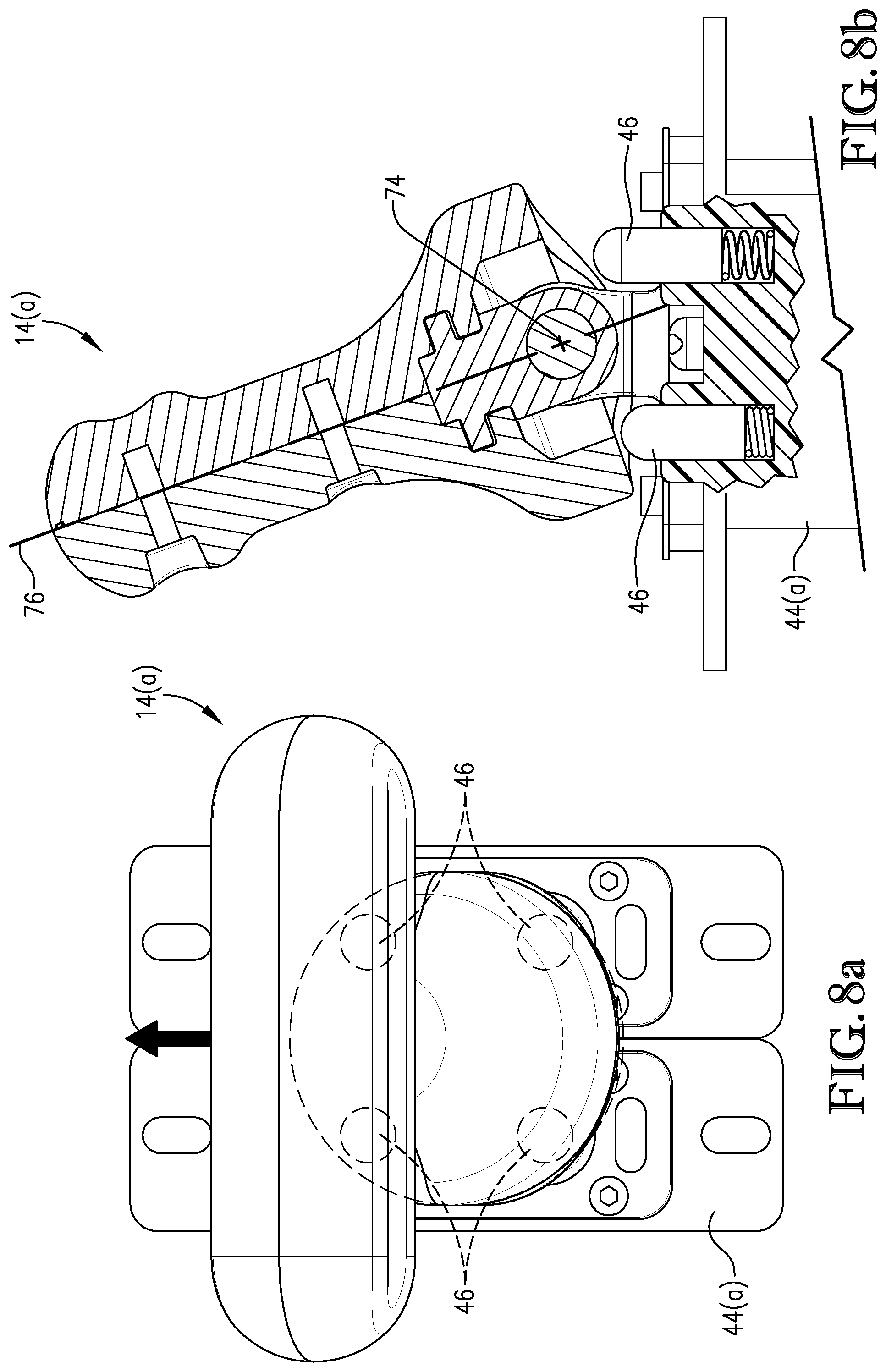 Patent US11787462 Figure 7 – Vehicle steering assembly