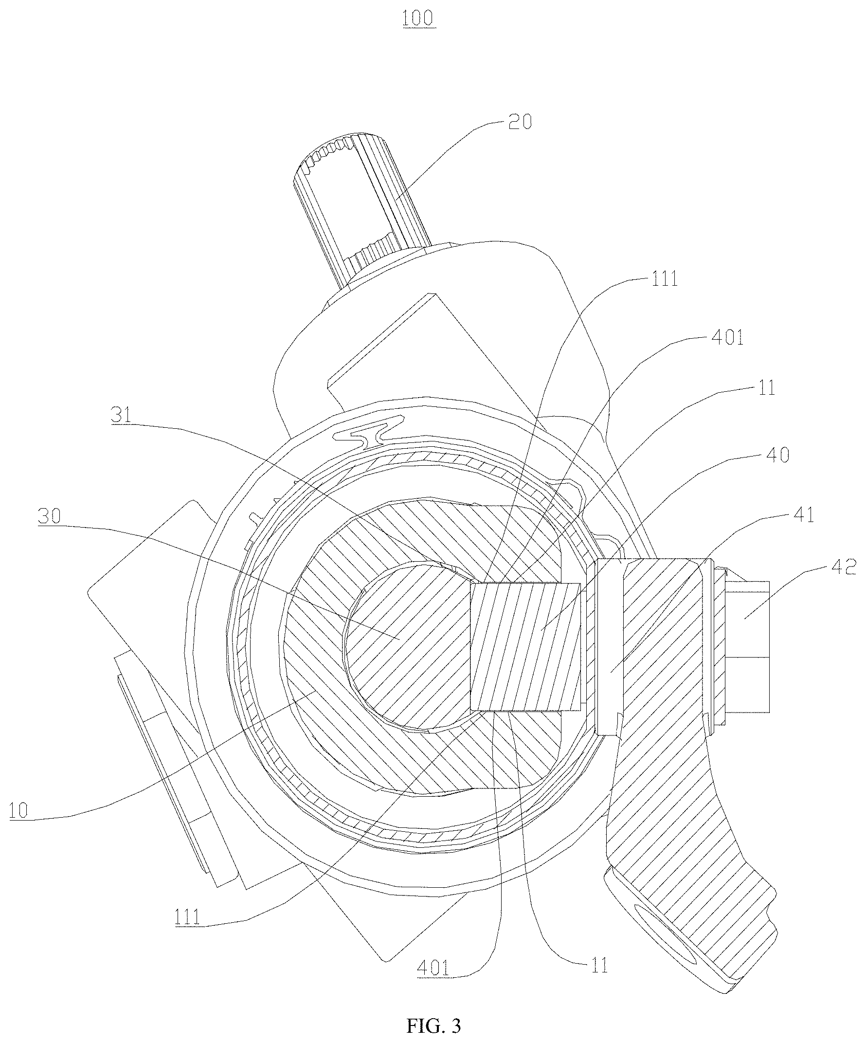 Patent US11787463 Figure 3 – Steering apparatus and all-terrain vehicle