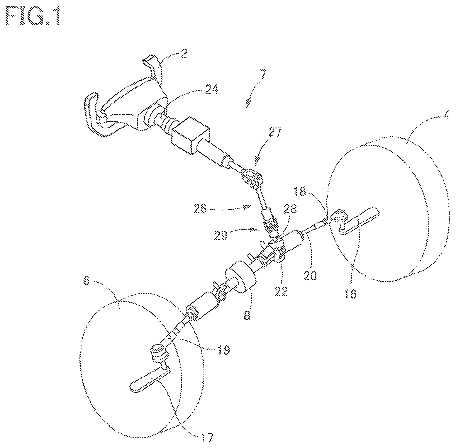 Patent US11787464 Figure 1 – Vehicle steering system and coupling-mechanism switching method