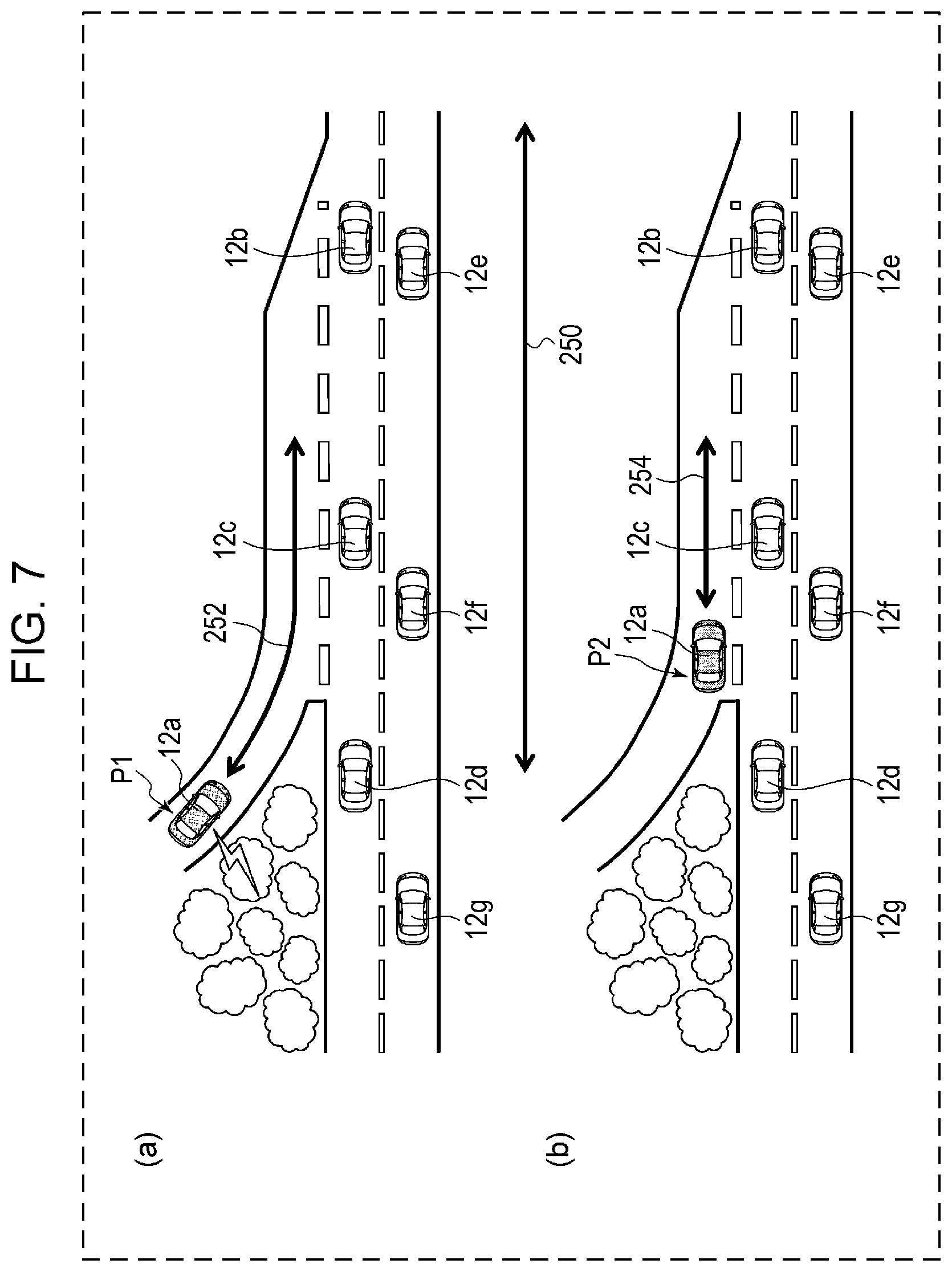 Patent US11787467 Figure 7 – Vehicle control device