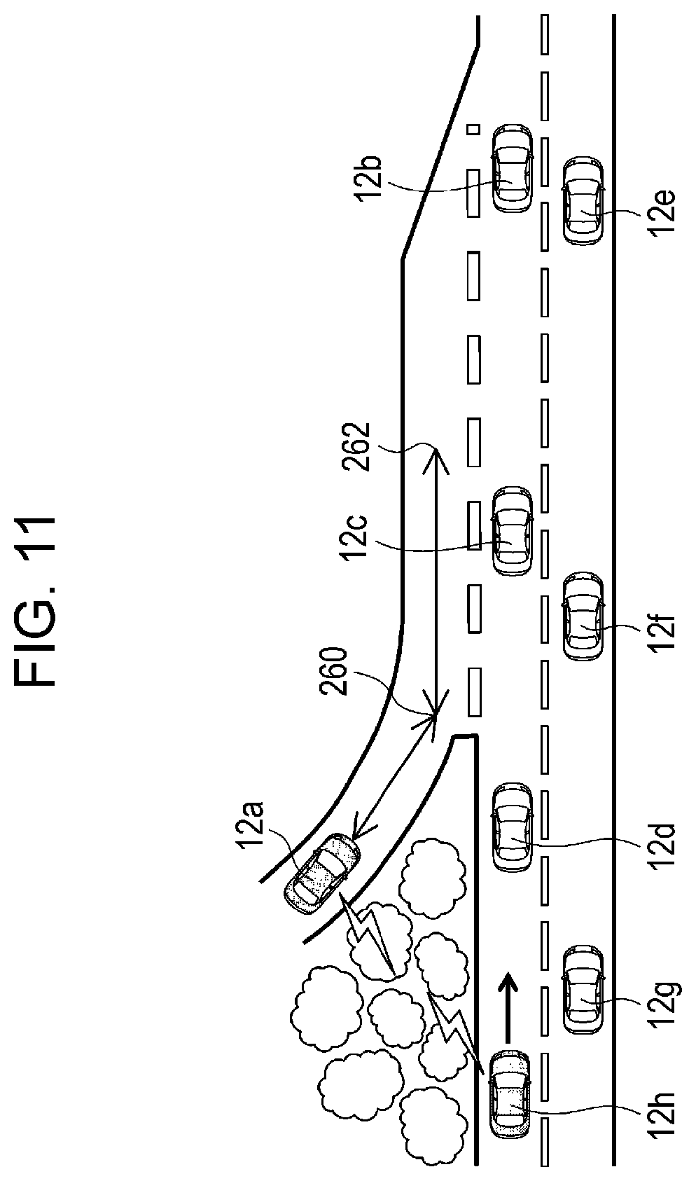 Patent US11787467 Figure 11 – Vehicle control device