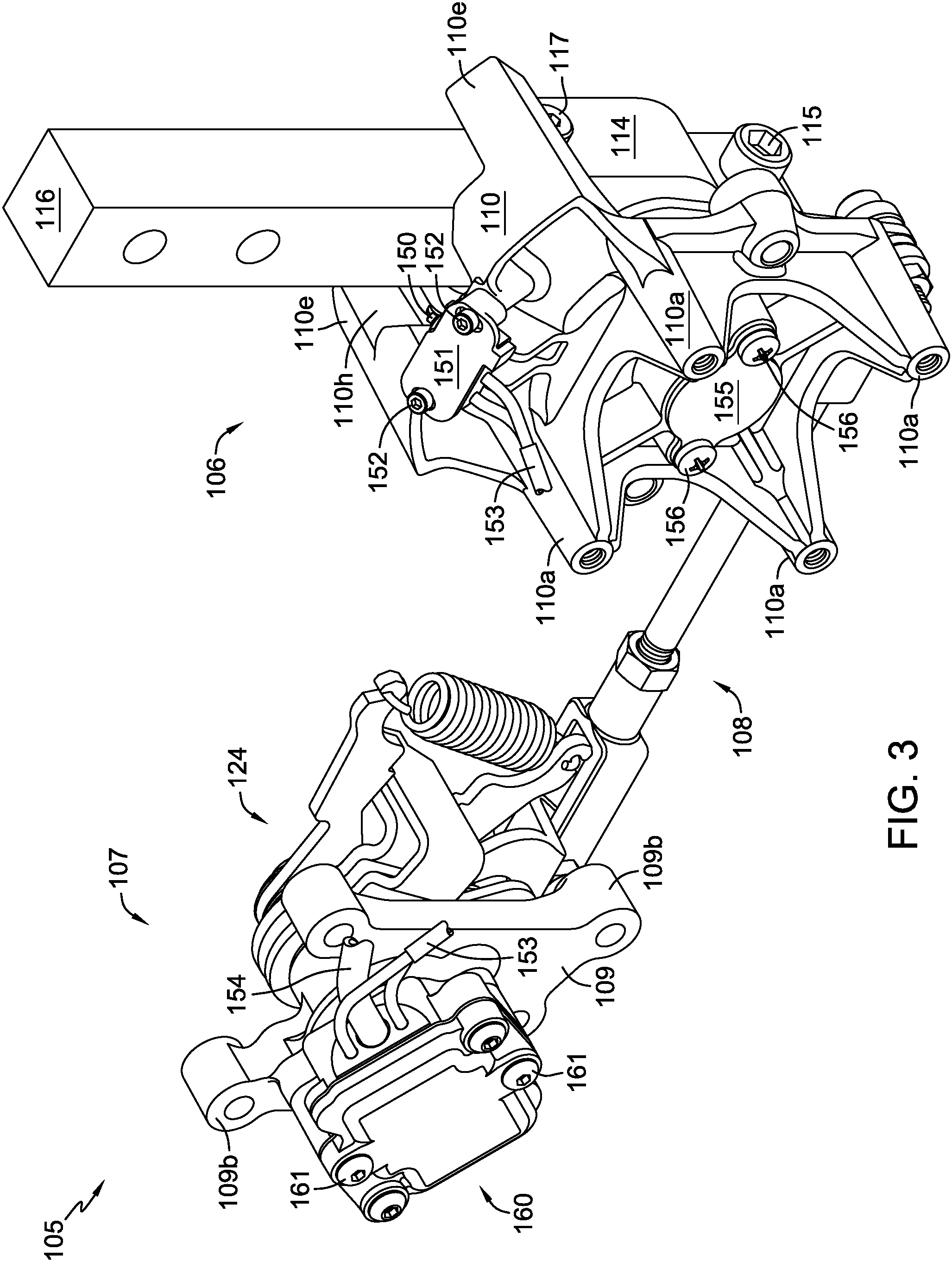 Patent US11787471 Figure 3 – Control assembly for zero turn vehicle