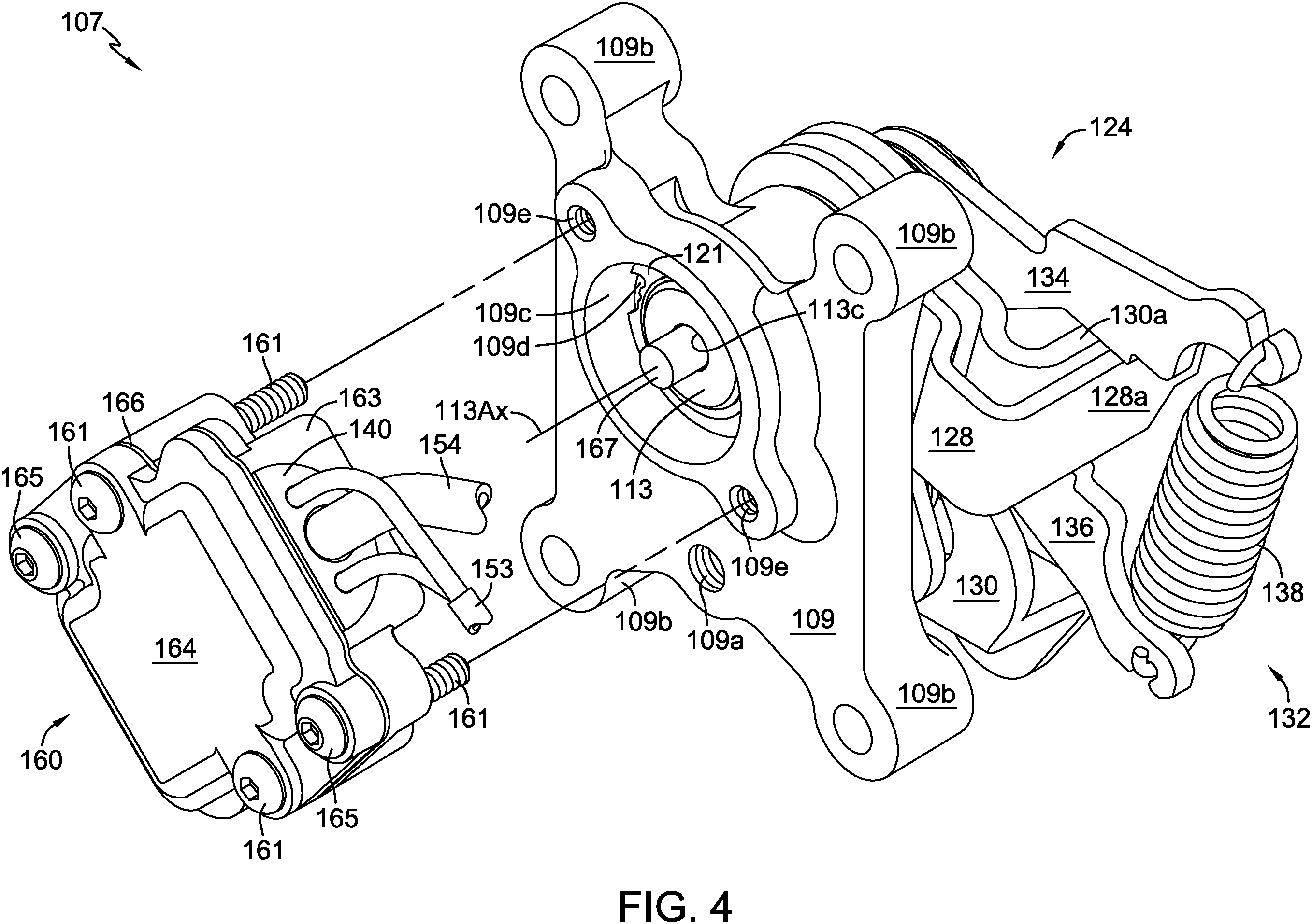 Patent US11787471 Figure 4 – Control assembly for zero turn vehicle