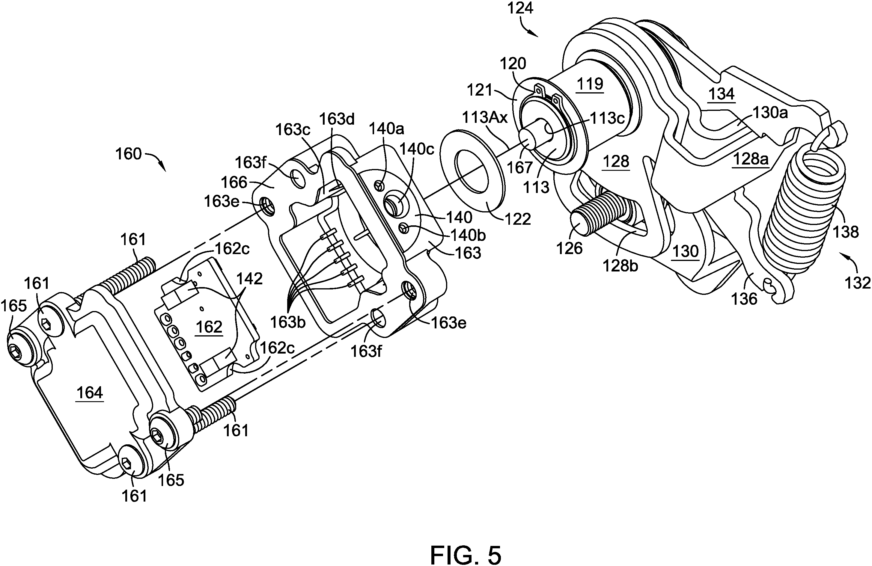 Patent US11787471 Figure 5 – Control assembly for zero turn vehicle
