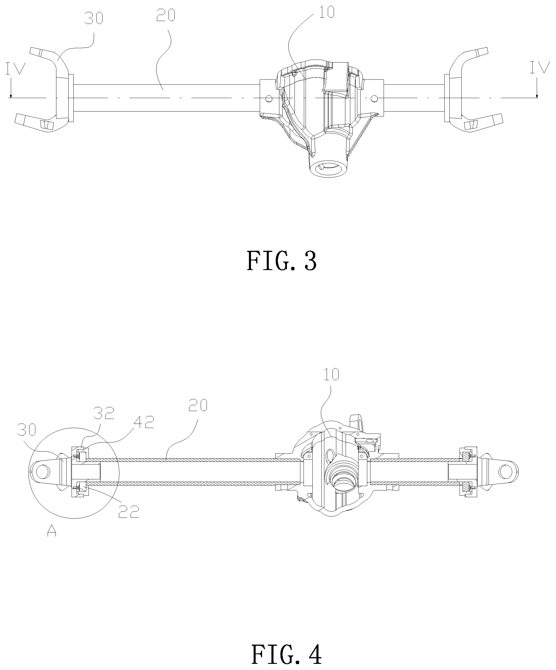 Patent US11787473 Figure 2 – Adjustable front axle and a vehicle having same