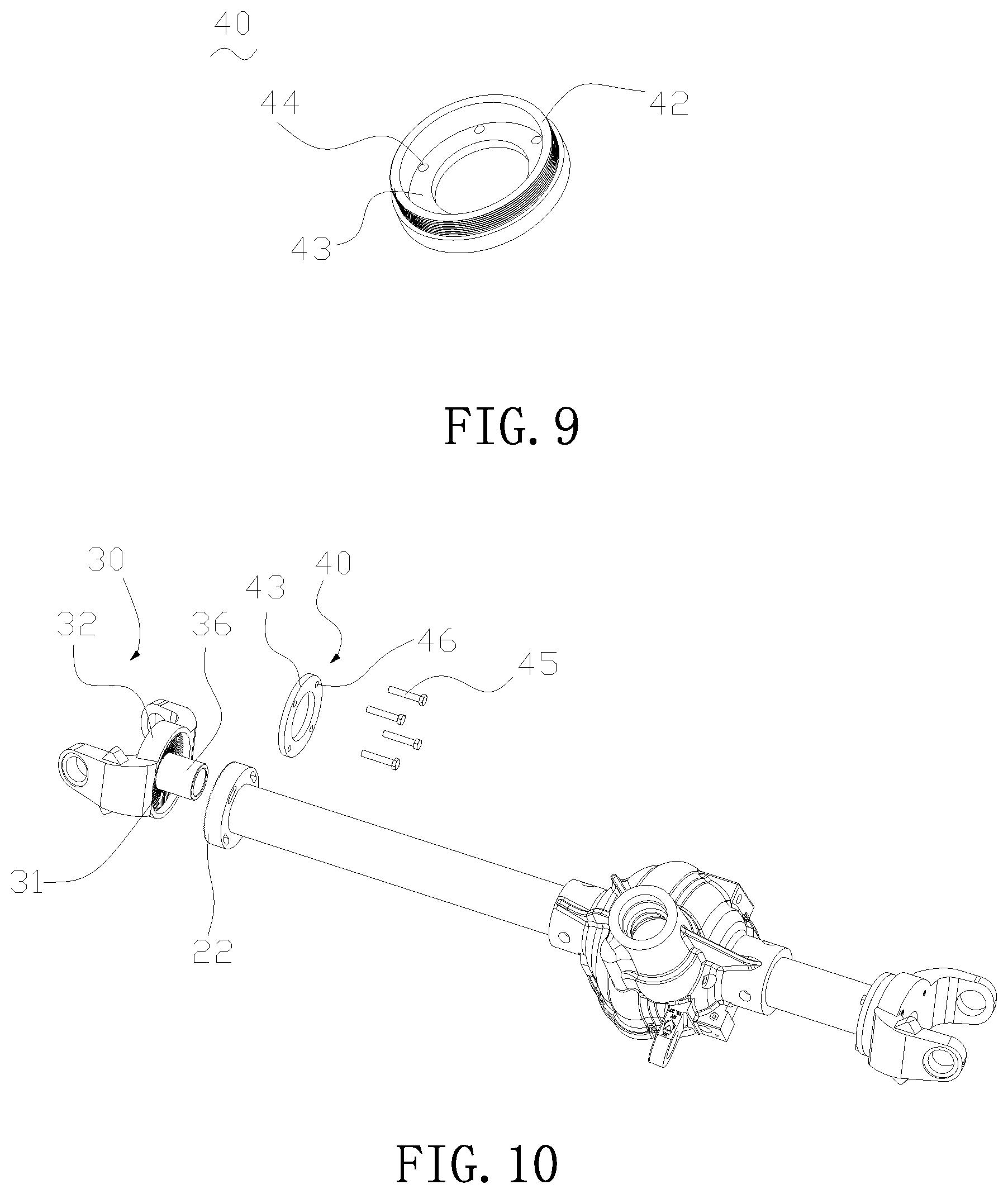 Patent US11787473 Figure 5 – Adjustable front axle and a vehicle having same