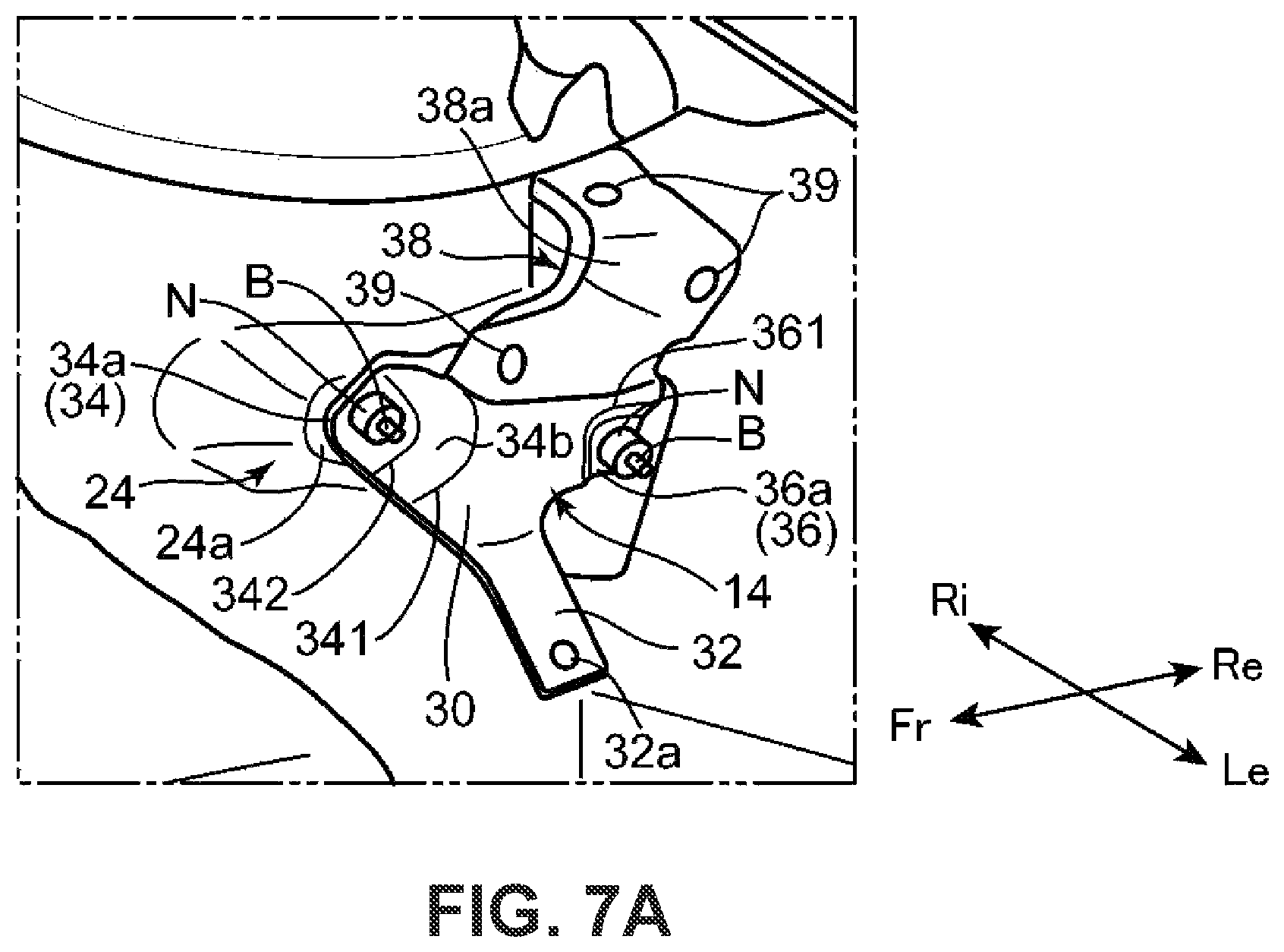 Patent US11787474 Figure 7 – Vehicle suspension tower structure