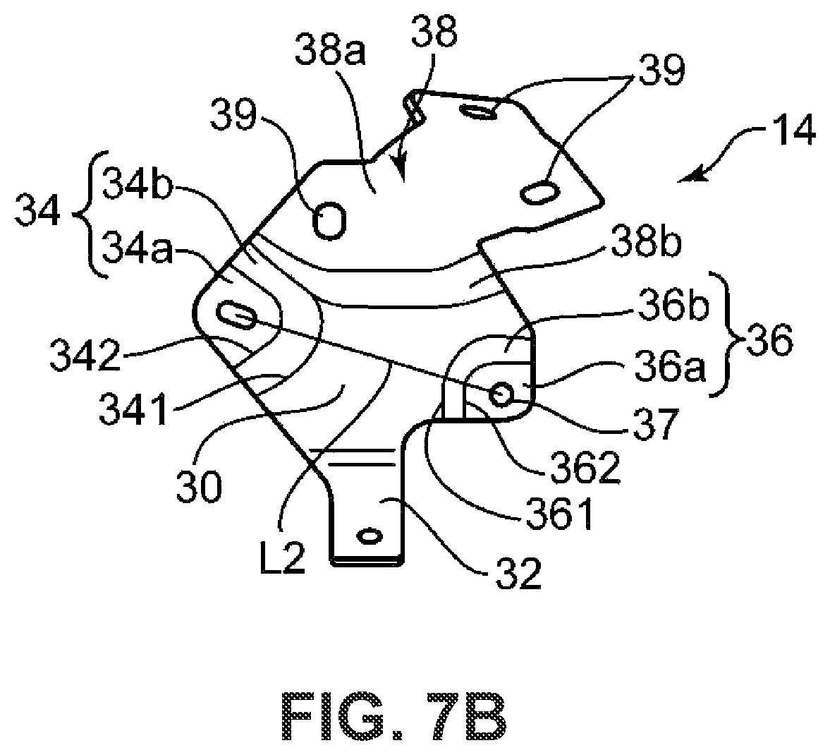 Patent US11787474 Figure 8 – Vehicle suspension tower structure