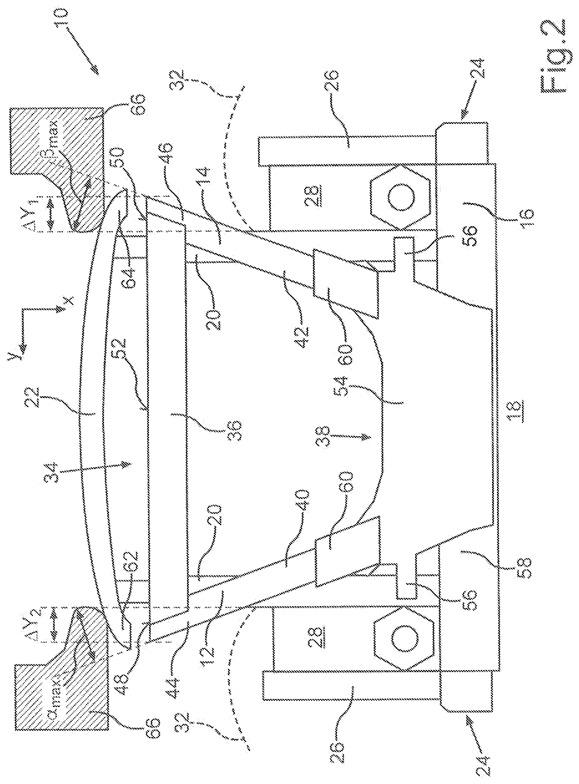 Patent US11787475 Figure 2 – Superstructure arrangement for a motor vehicle shell construction