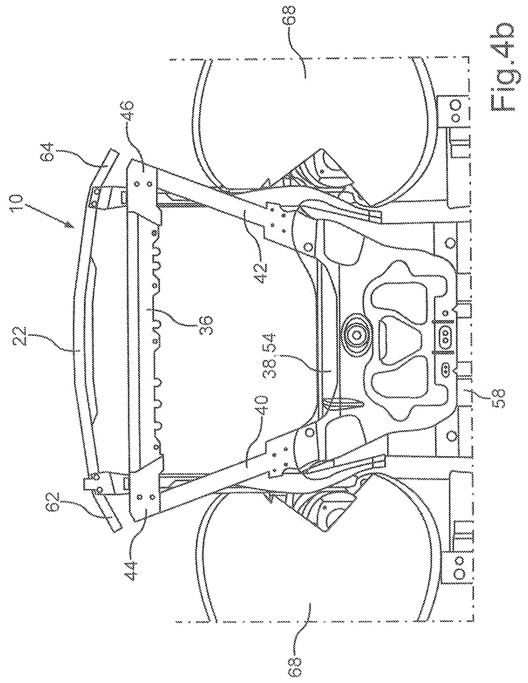 Patent US11787475 Figure 5 – Superstructure arrangement for a motor vehicle shell construction