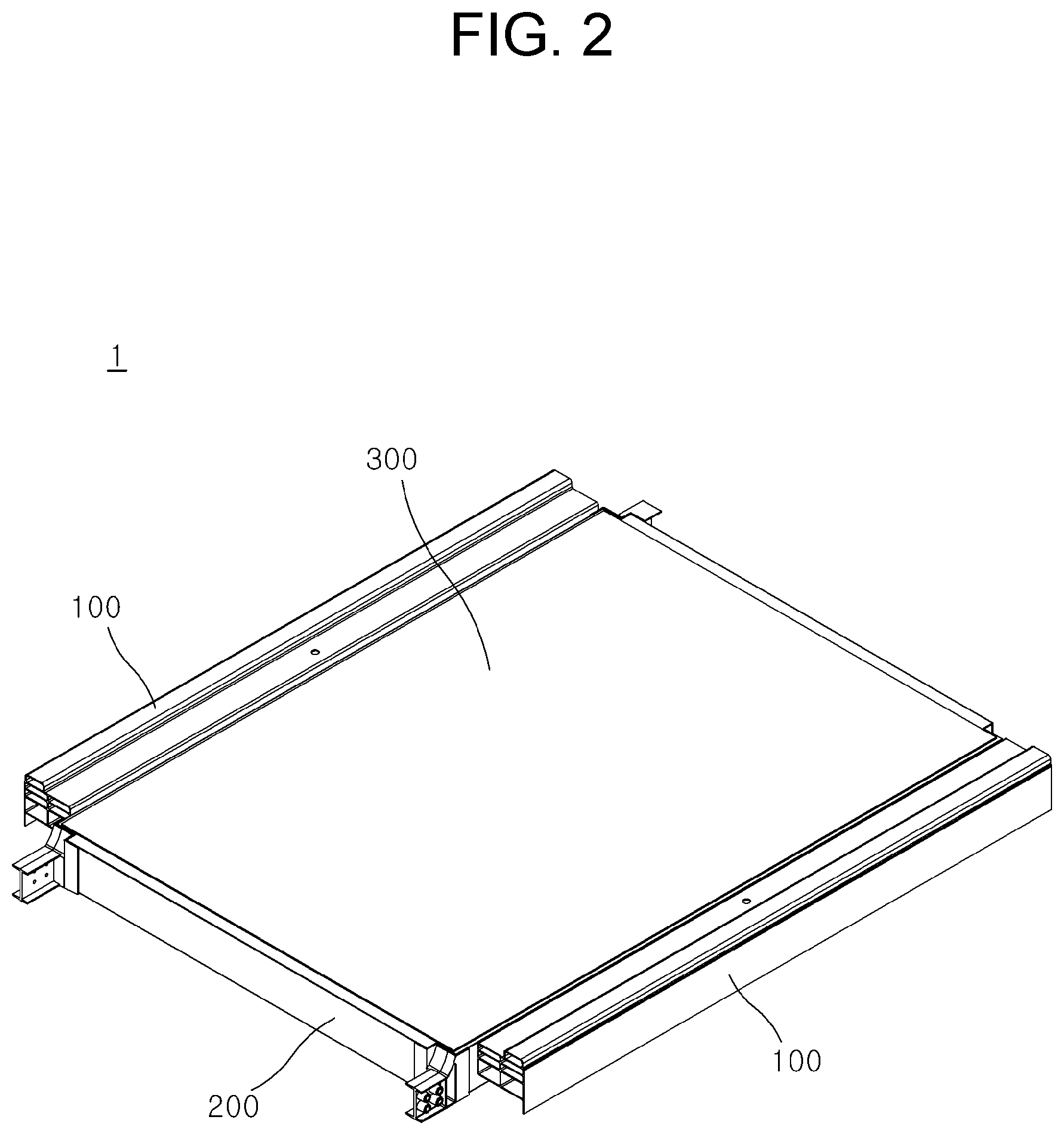 Patent US11787477 Figure 2 – Chassis frame for electric vehicle