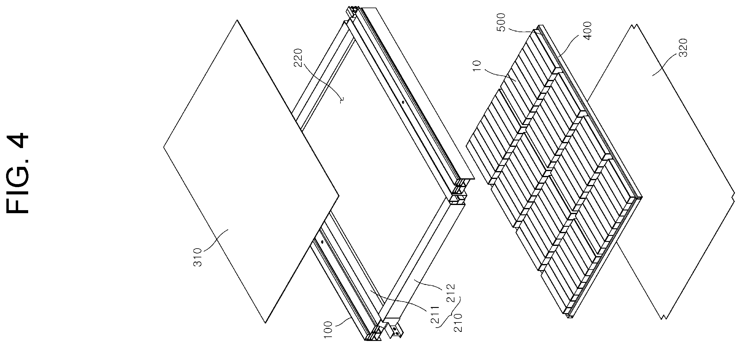Patent US11787477 Figure 4 – Chassis frame for electric vehicle