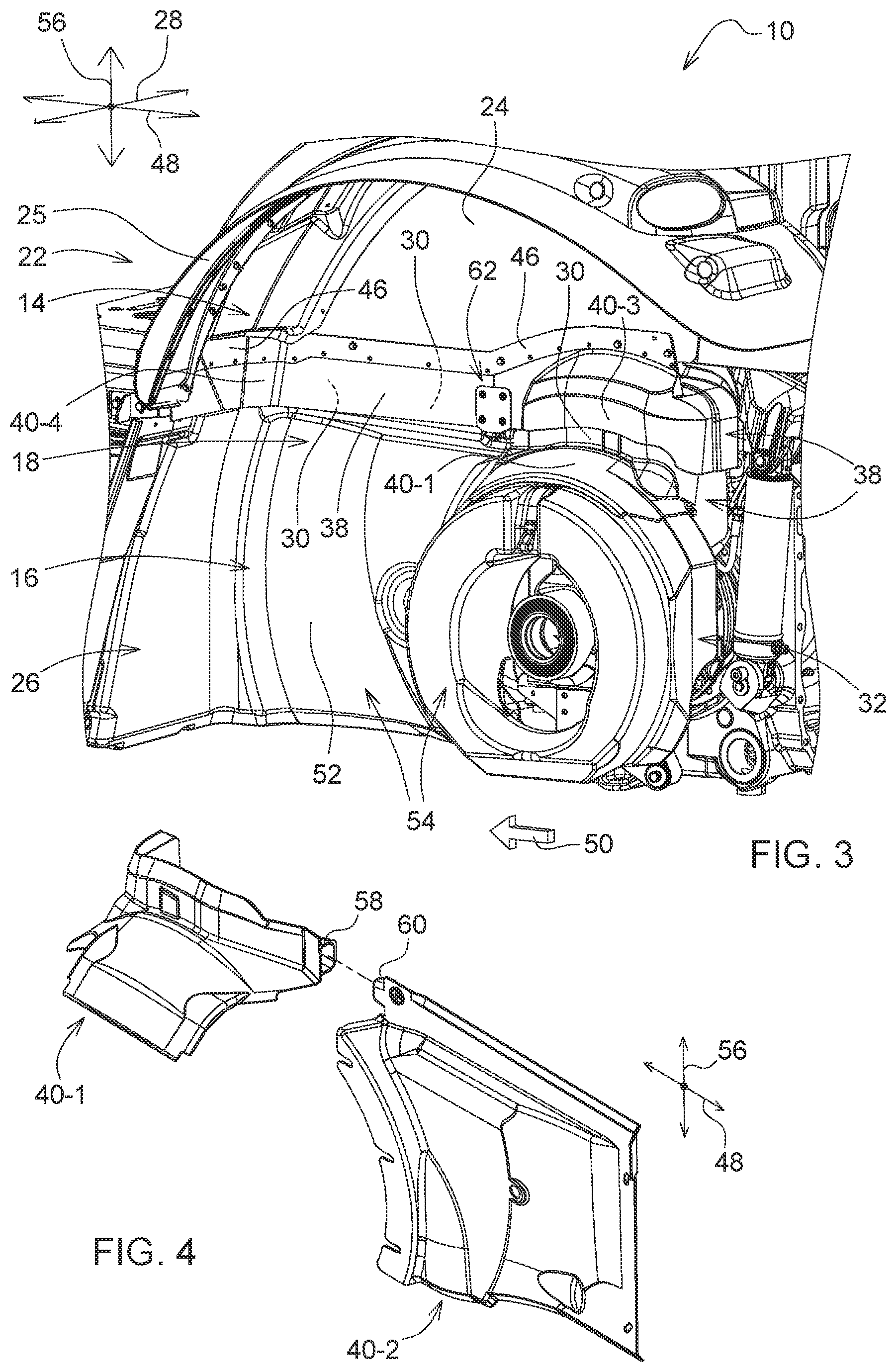 Patent US11787479 Figure 3 – Tractor with wheel housing