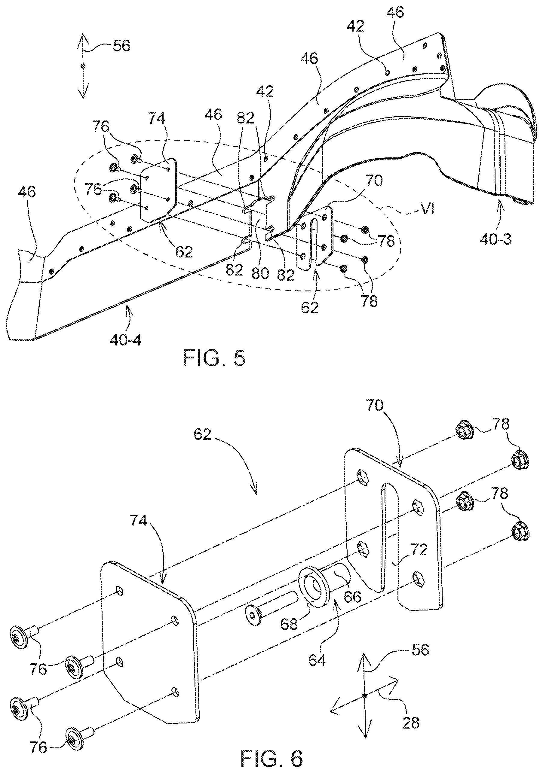 Patent US11787479 Figure 4 – Tractor with wheel housing