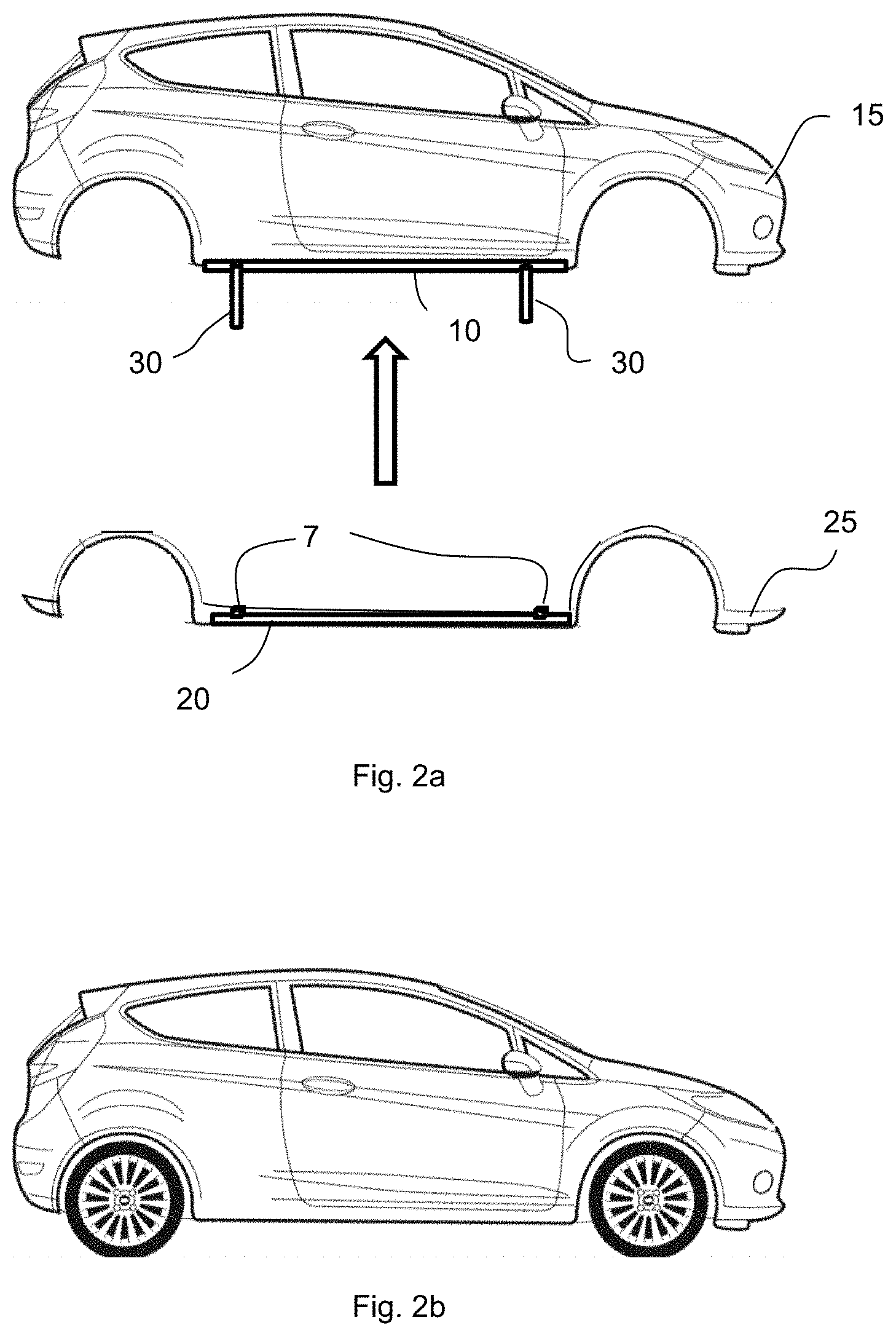 Patent US11787483 Figure 2 – Vehicle support and alignment system and methods of making and using the same