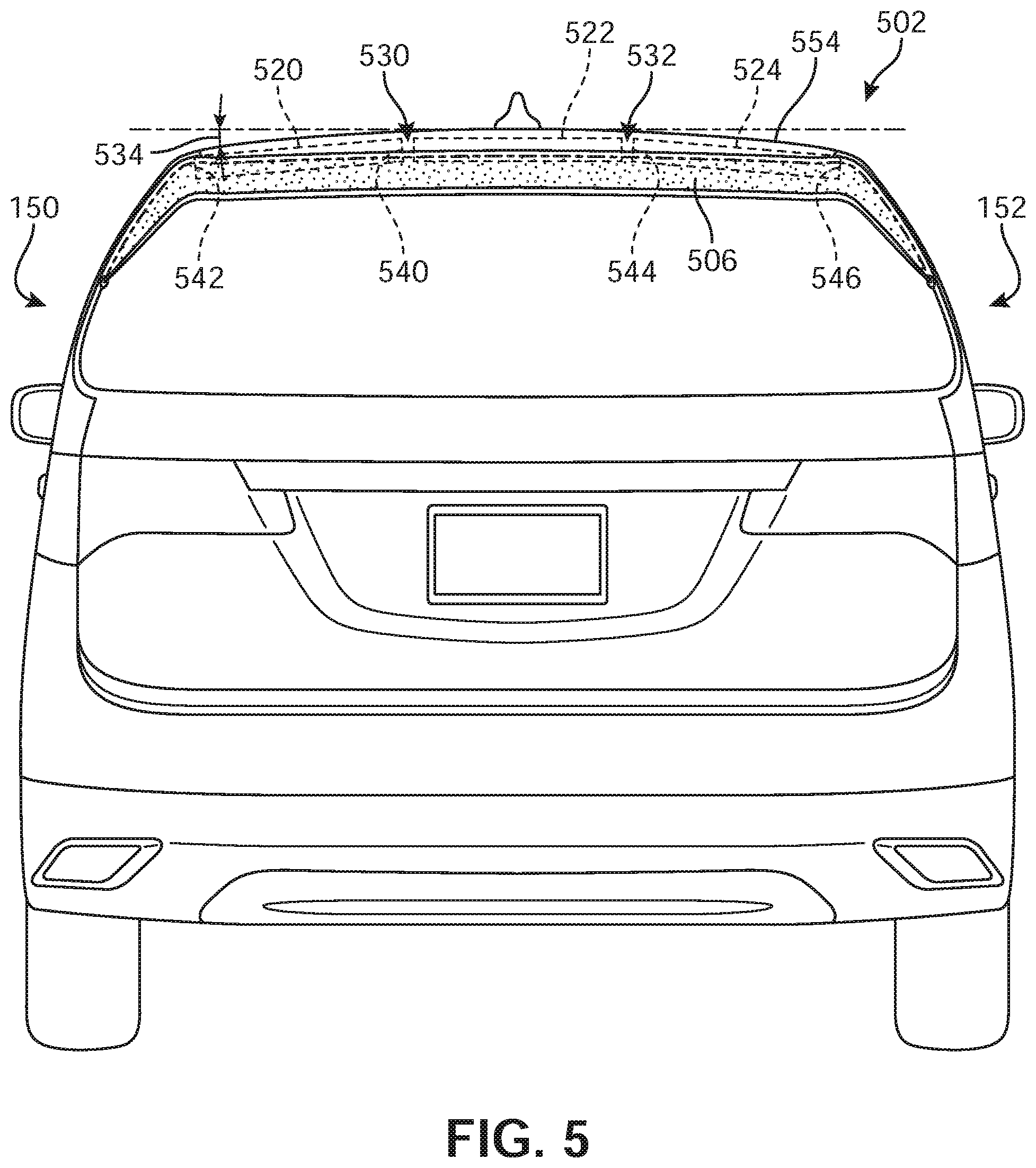 Patent US11787485 Figure 5 – Flexible and storable active spoiler system